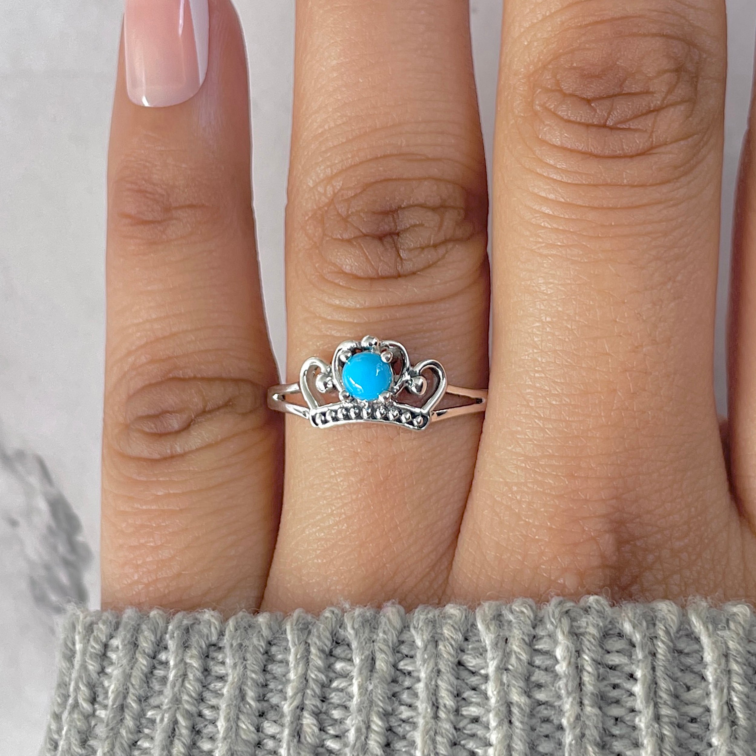 Turquoise Ring-(TRQ-RDR-1430.)