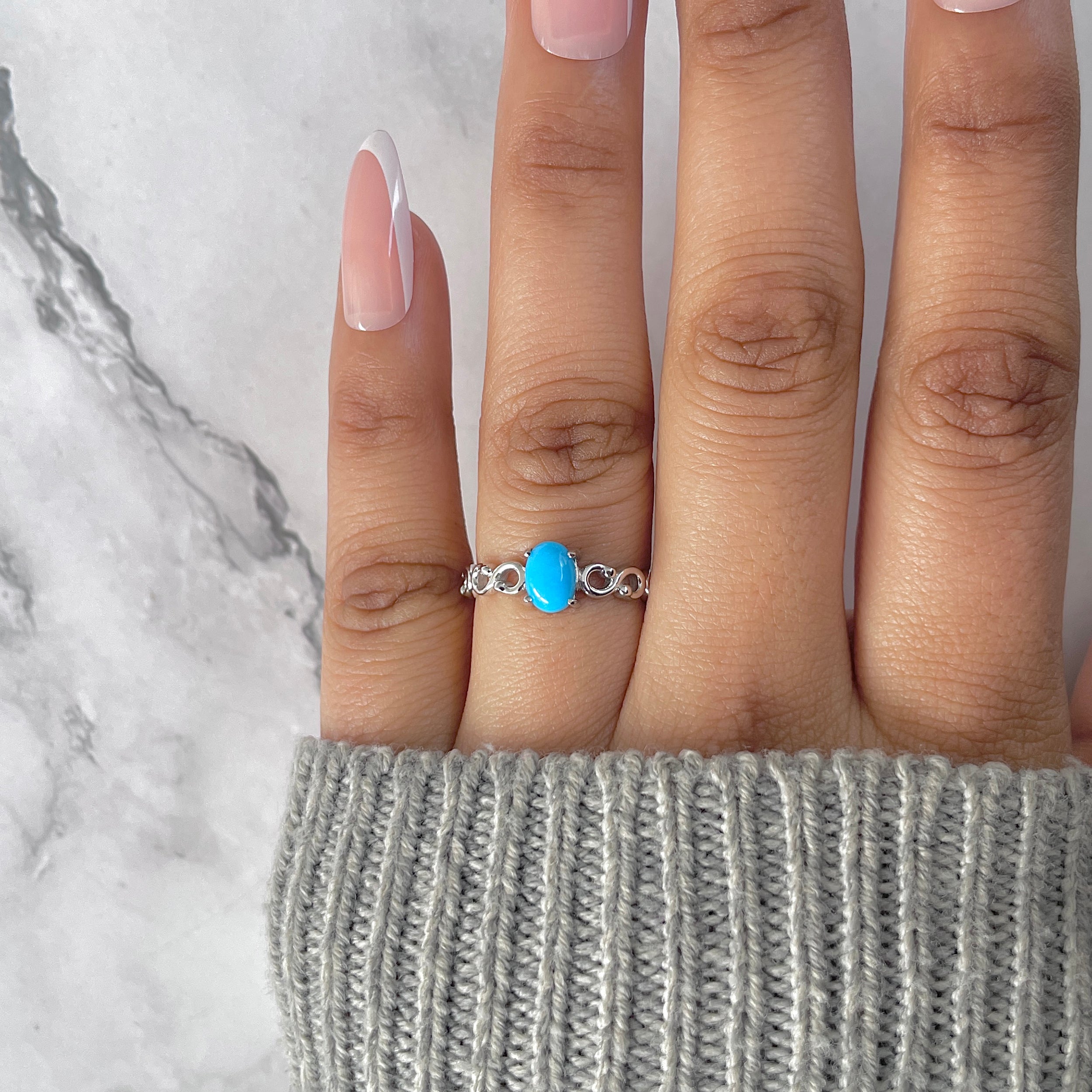 Turquoise Ring-(TRQ-RDR-1465.)
