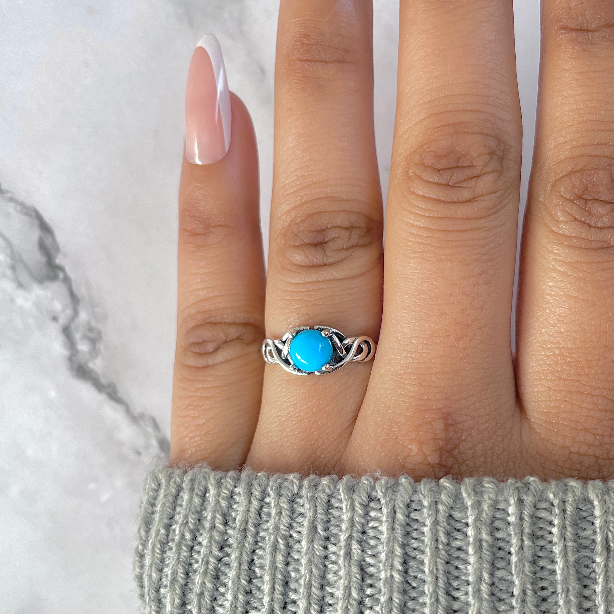 Turquoise Ring-(TRQ-RDR-1491.)