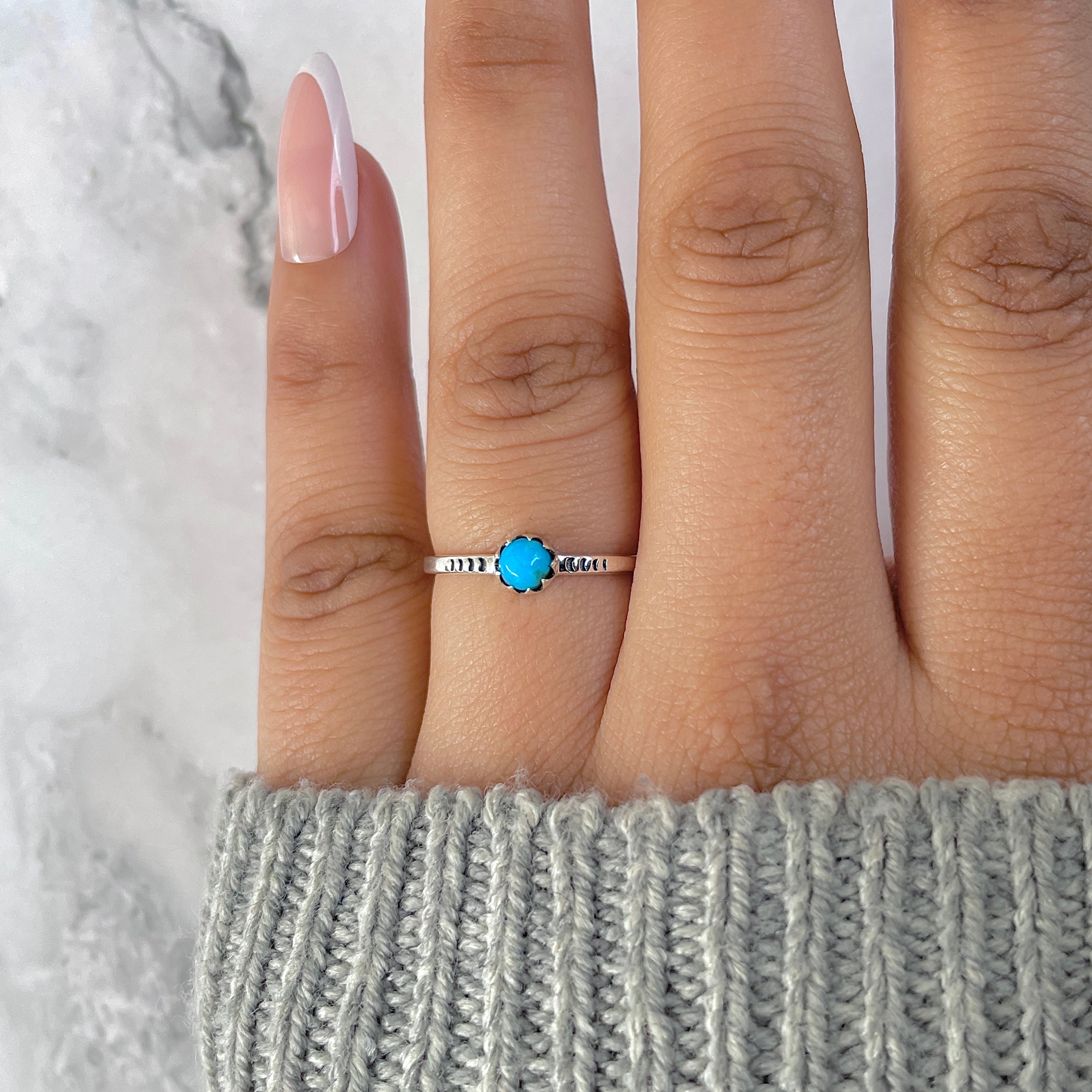 Turquoise Ring-(TRQ-RDR-1505.)