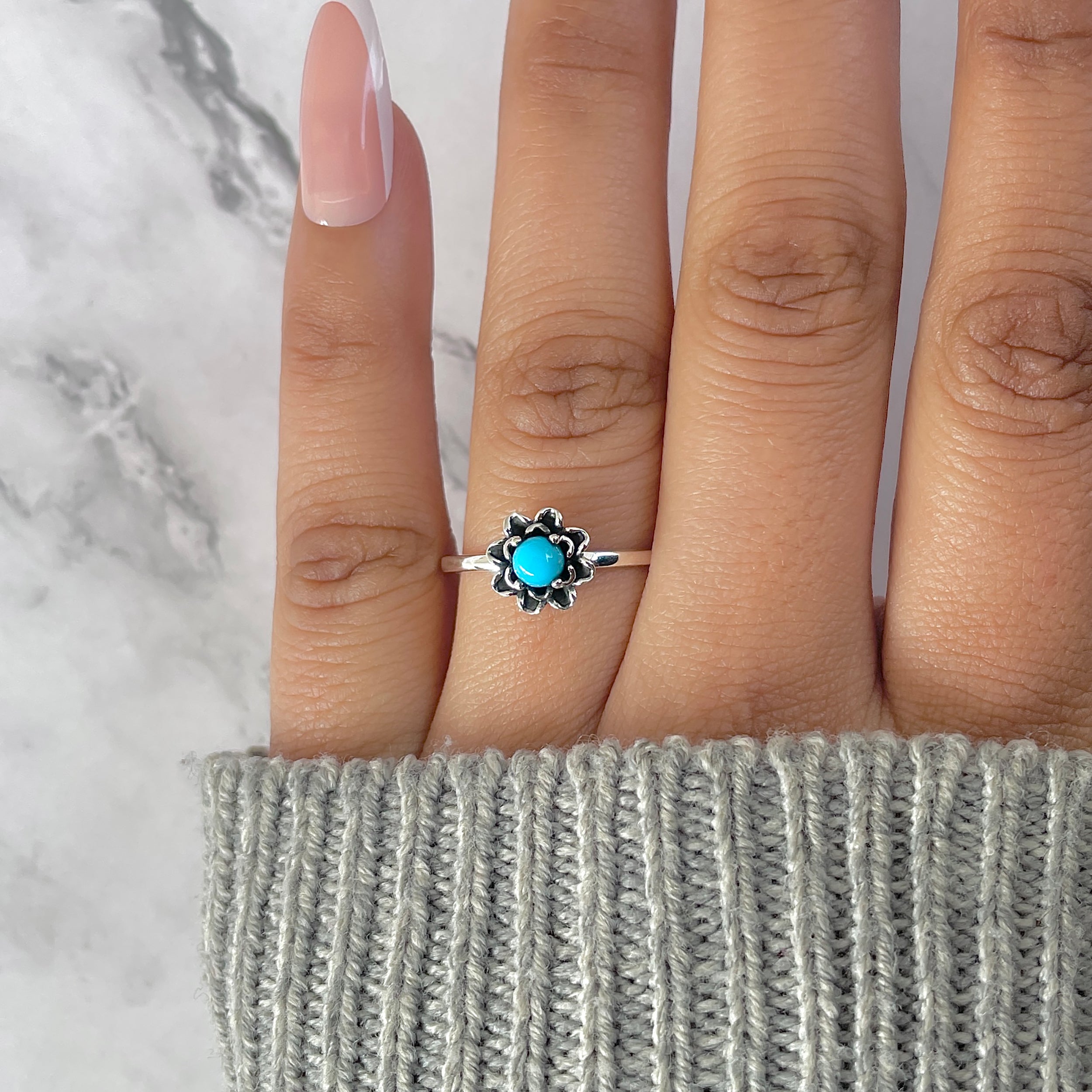 Turquoise Ring-(TRQ-RDR-1515.)