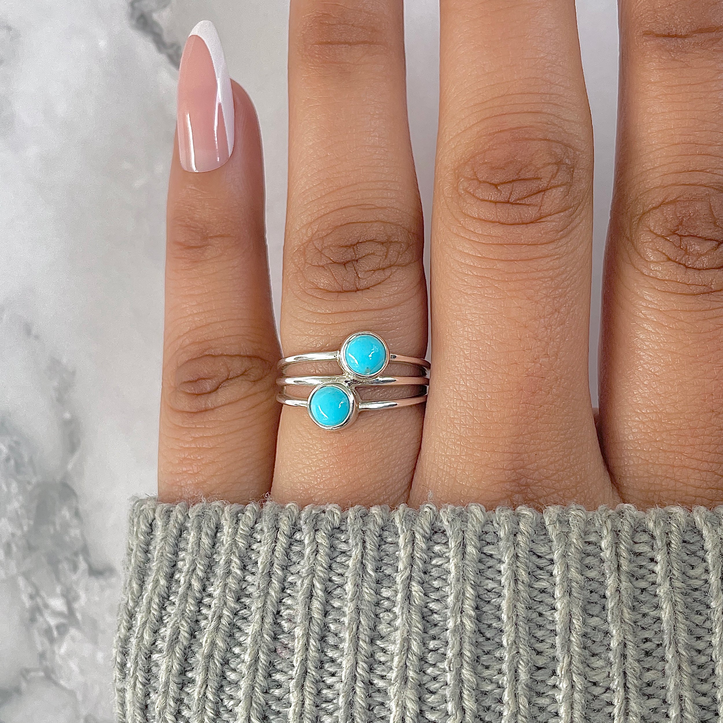 Turquoise Ring-(TRQ-RDR-1564.)