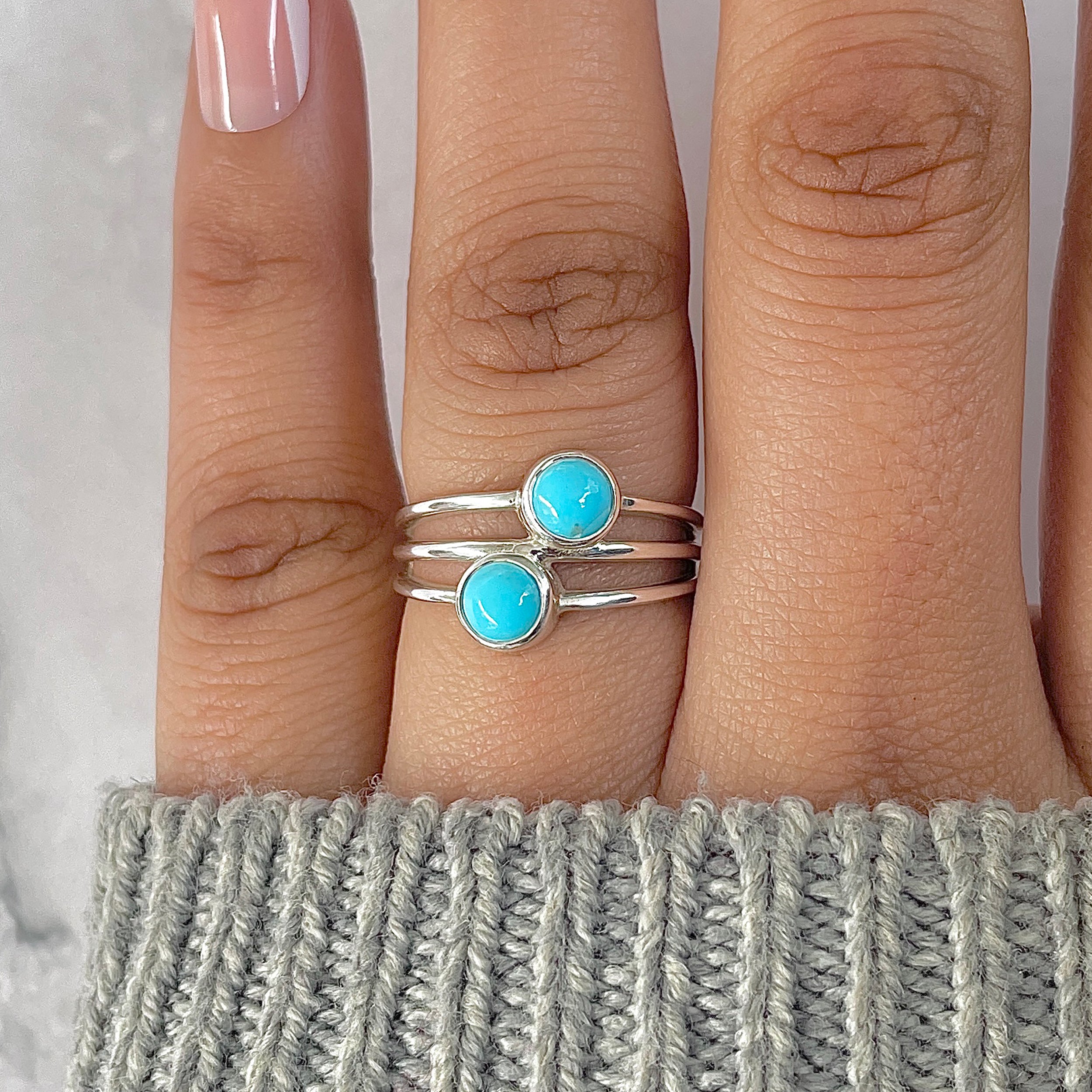 Turquoise Ring-(TRQ-RDR-1564.)