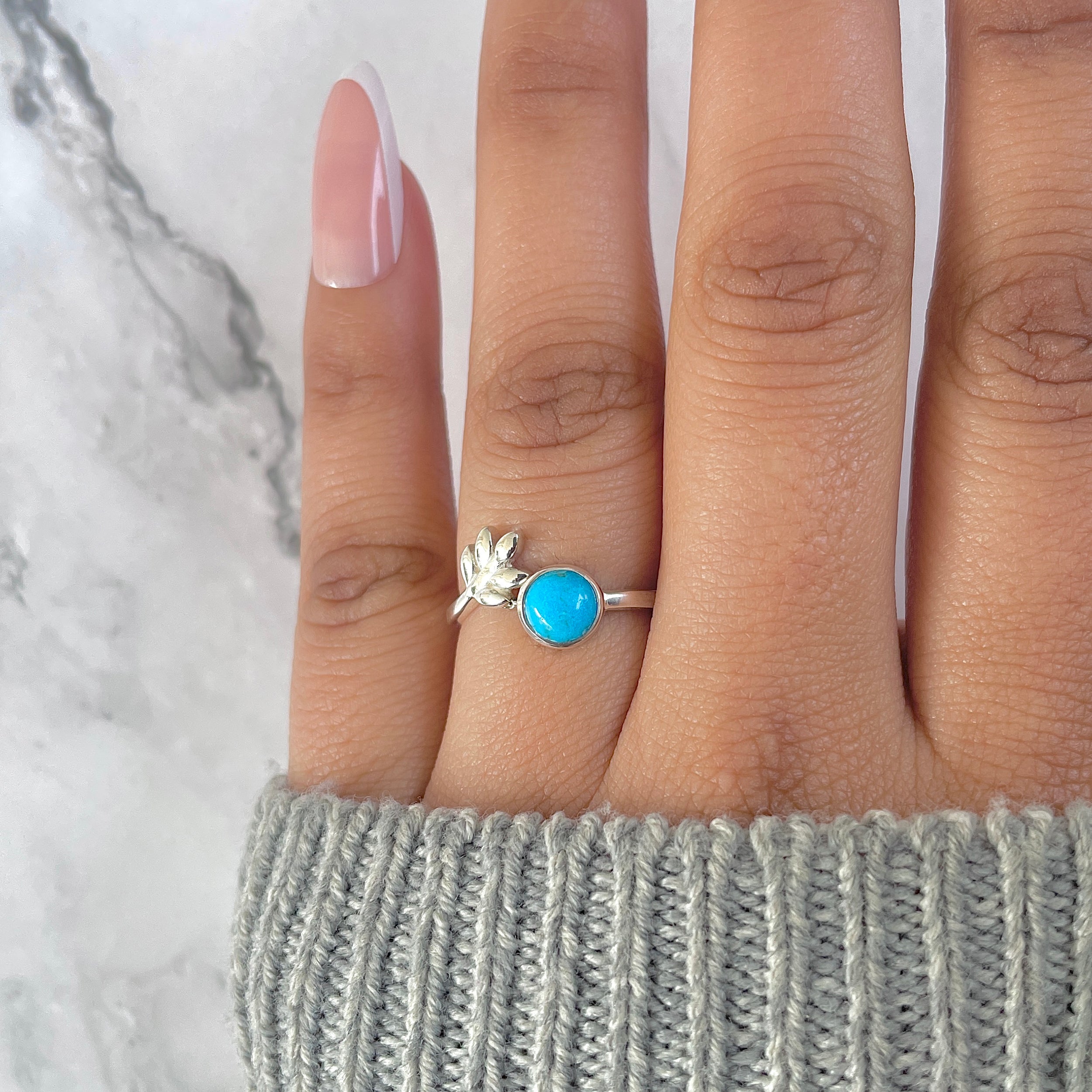 Turquoise Ring-(TRQ-RDR-1569.)
