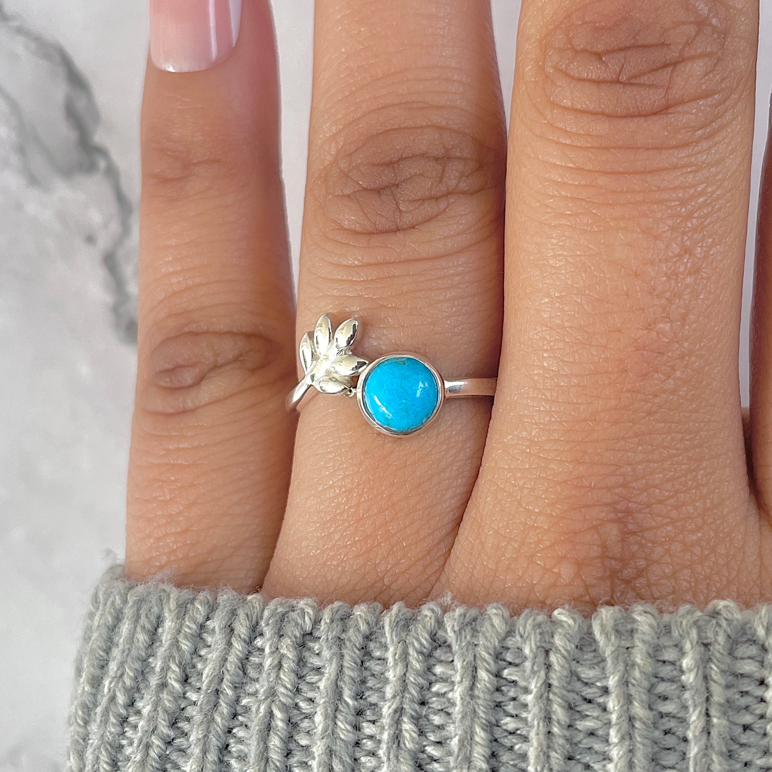 Turquoise Ring-(TRQ-RDR-1569.)