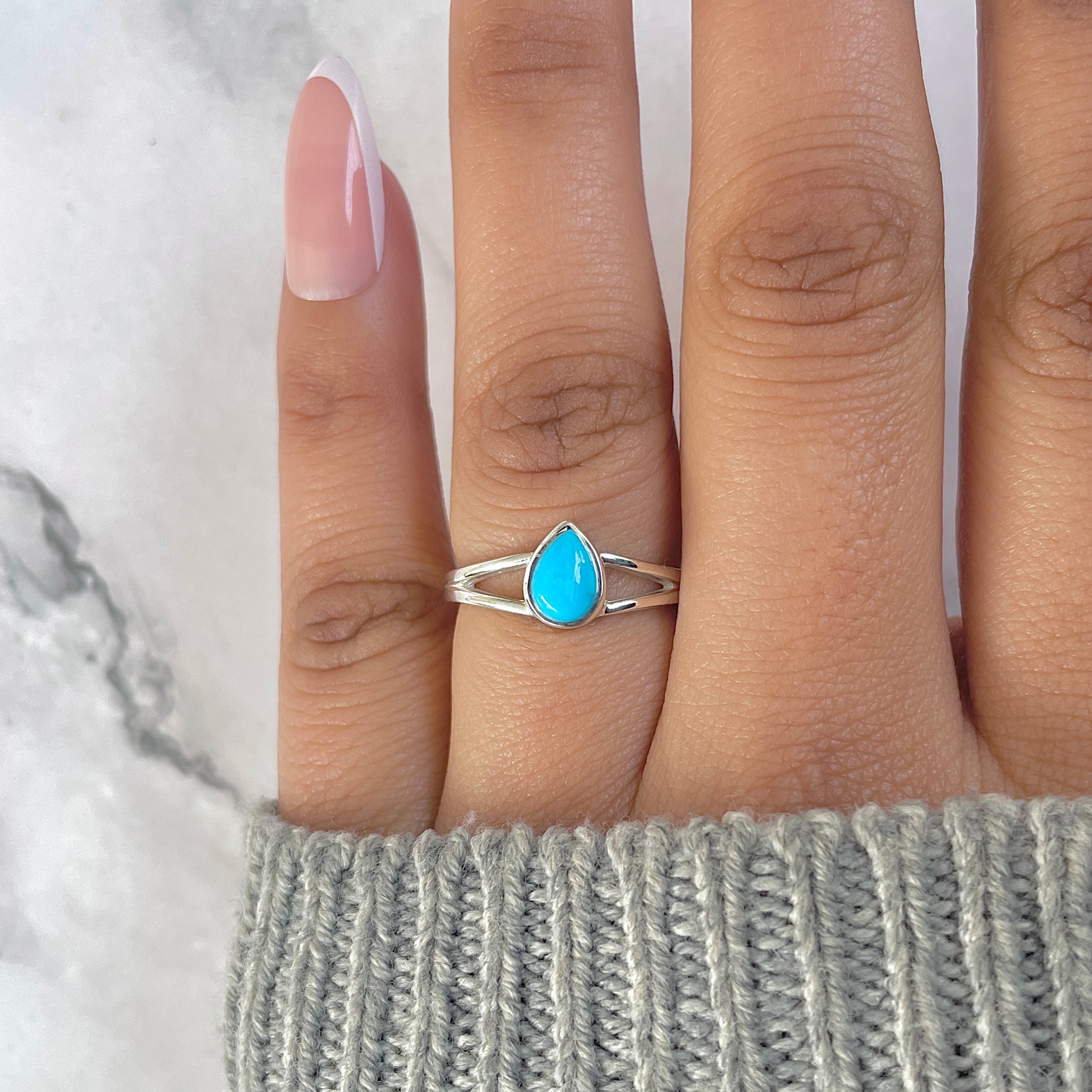 Turquoise Ring-(TRQ-RDR-1571.)