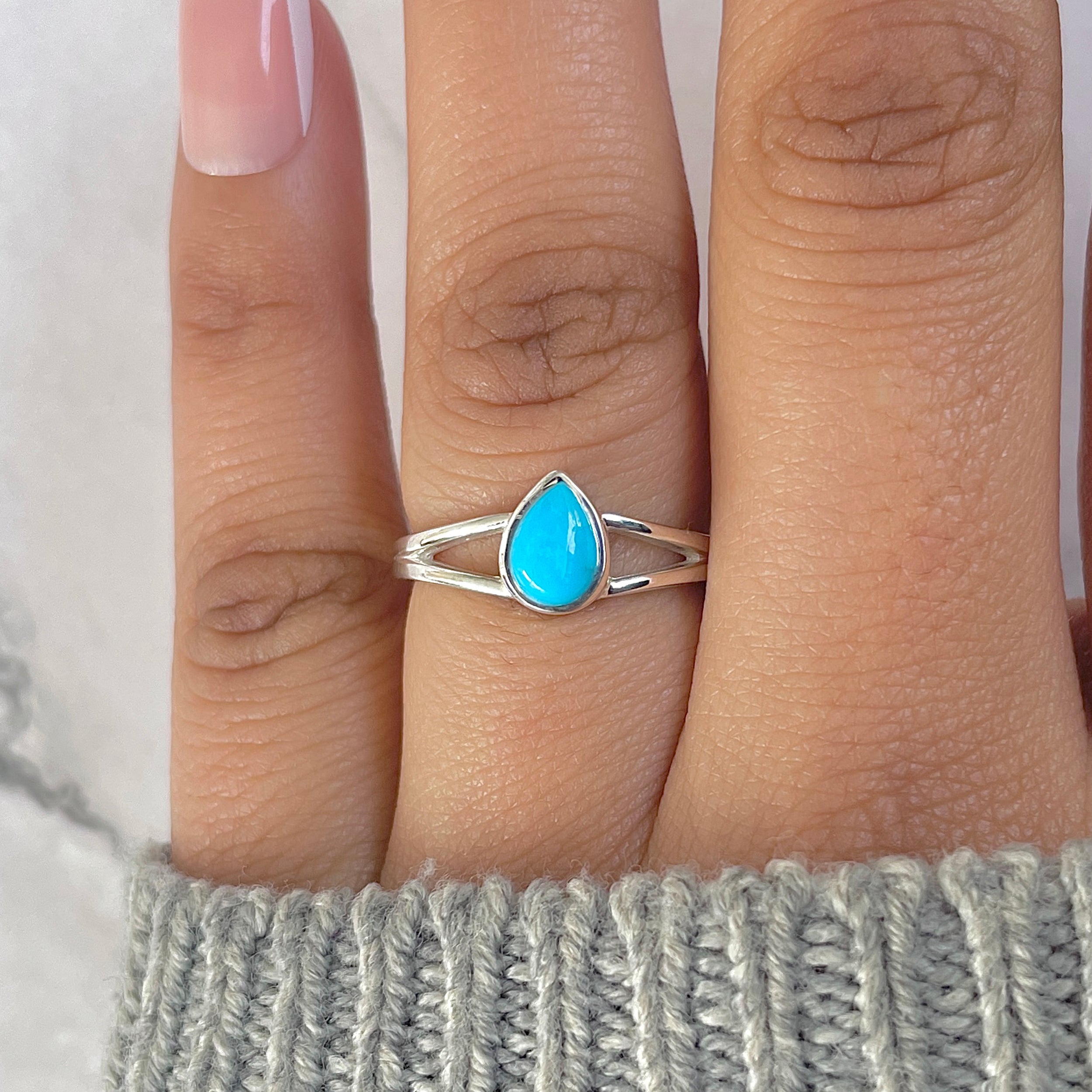 Turquoise Ring-(TRQ-RDR-1571.)