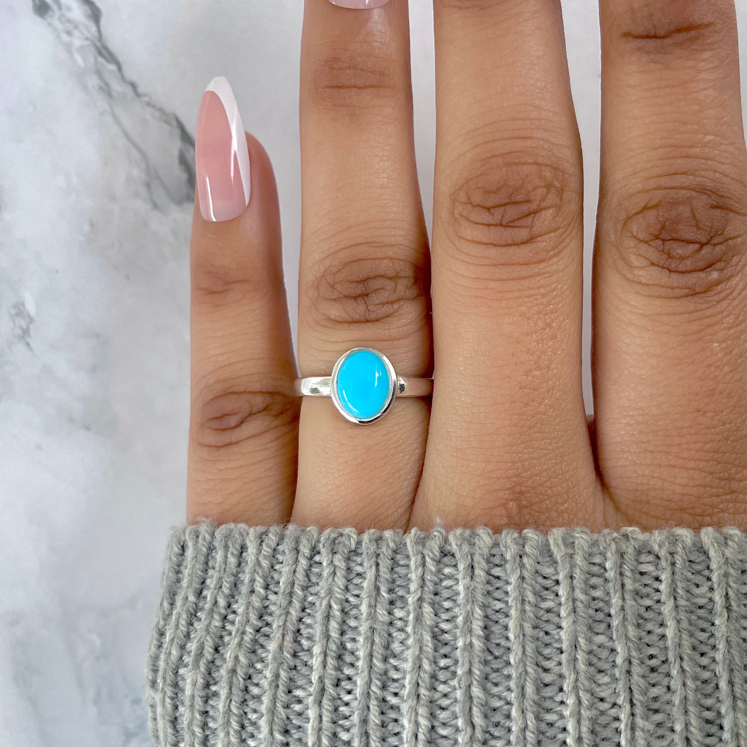 Turquoise Ring-(TRQ-RDR-1572.)