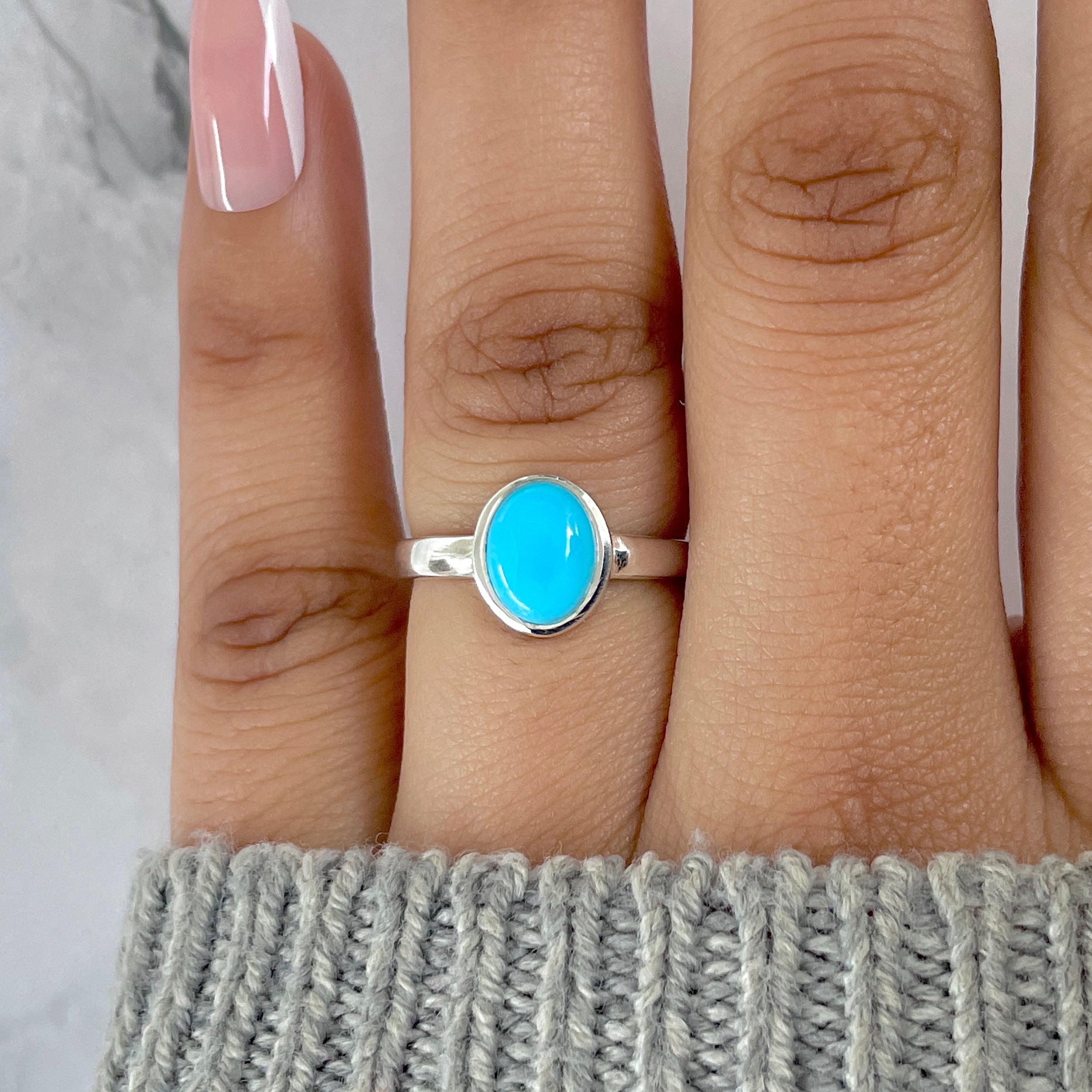 Turquoise Ring-(TRQ-RDR-1572.)