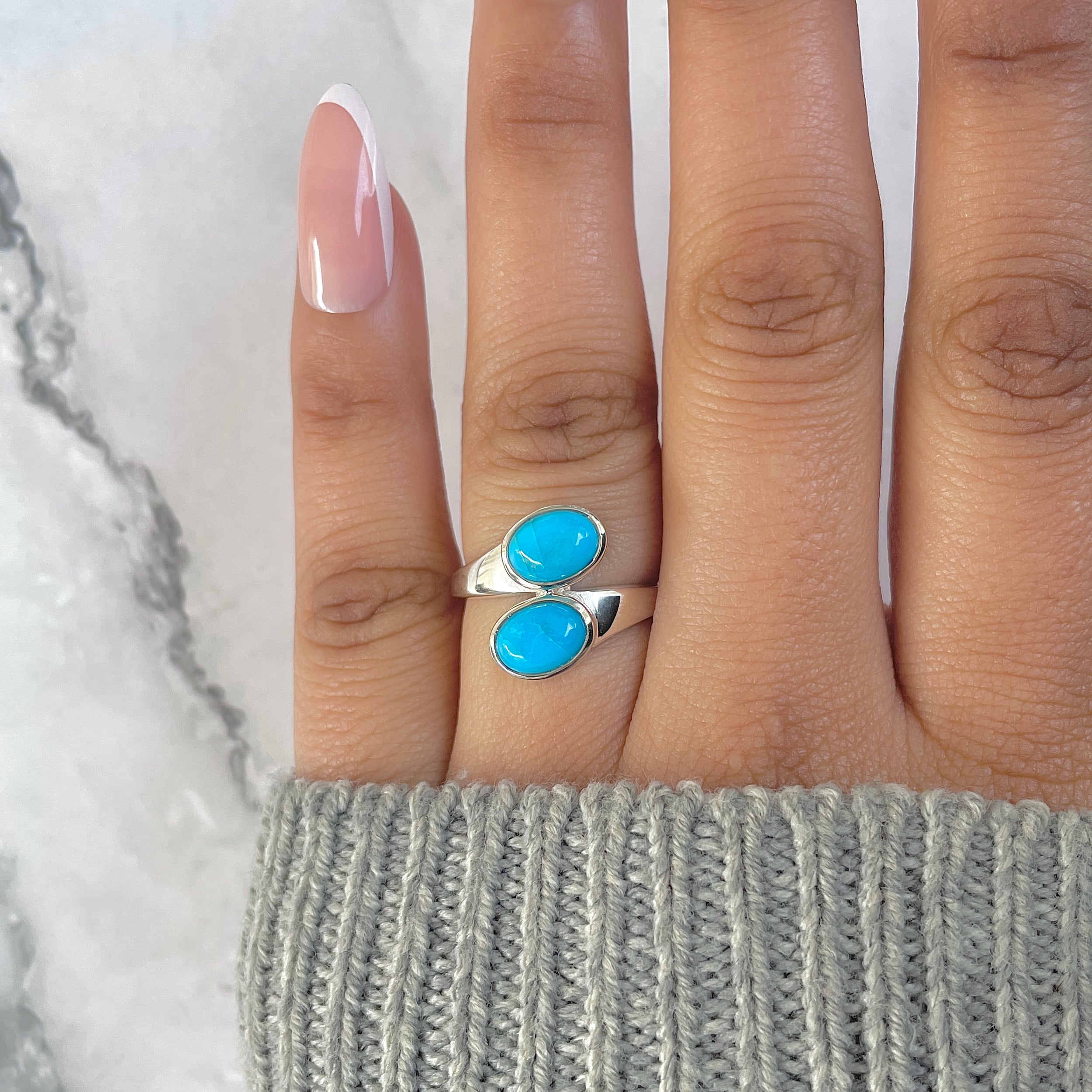 Turquoise Ring-(TRQ-RDR-1577.)