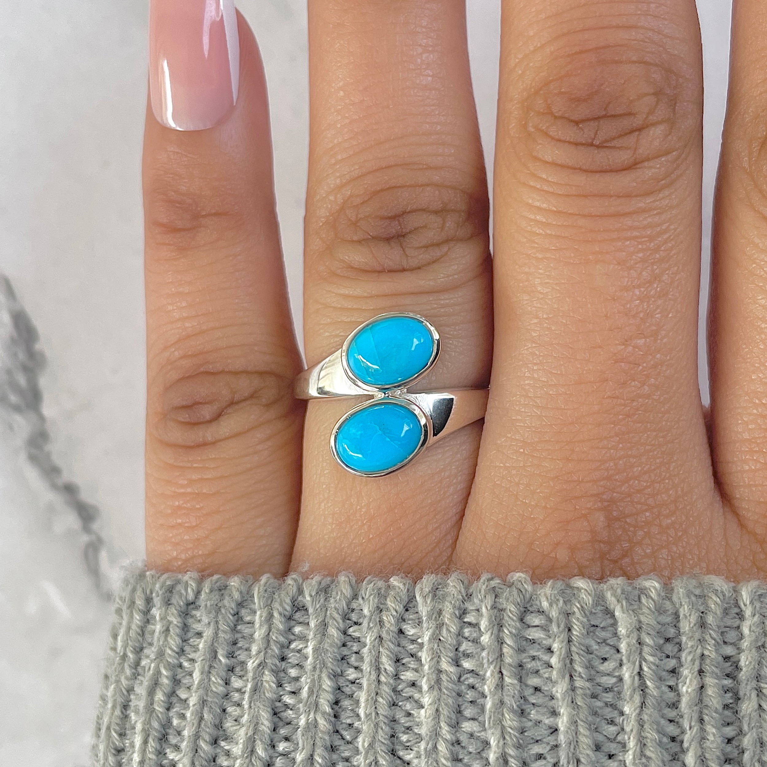 Turquoise Ring-(TRQ-RDR-1577.)