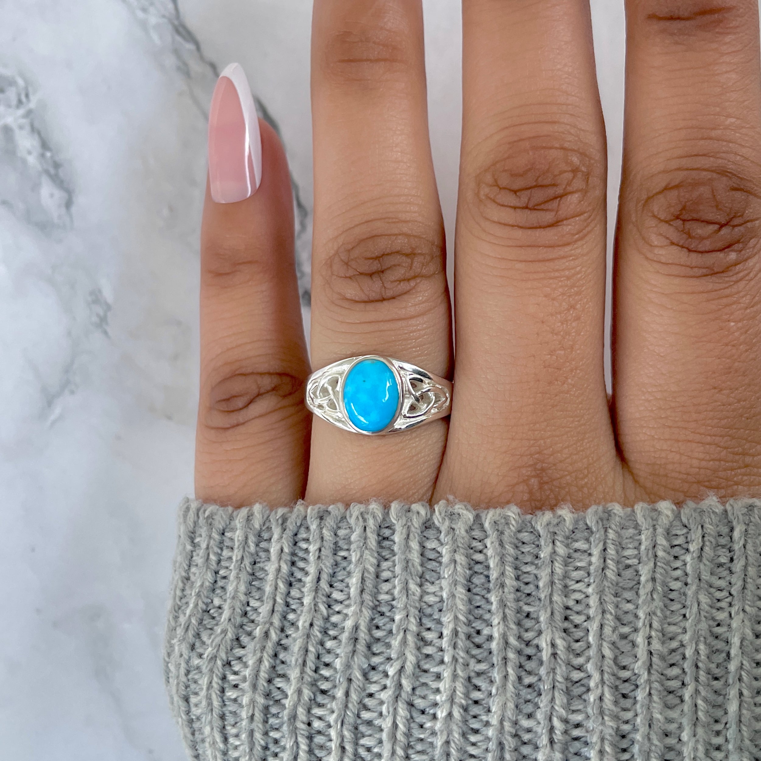 Turquoise Ring-(TRQ-RDR-1592.)