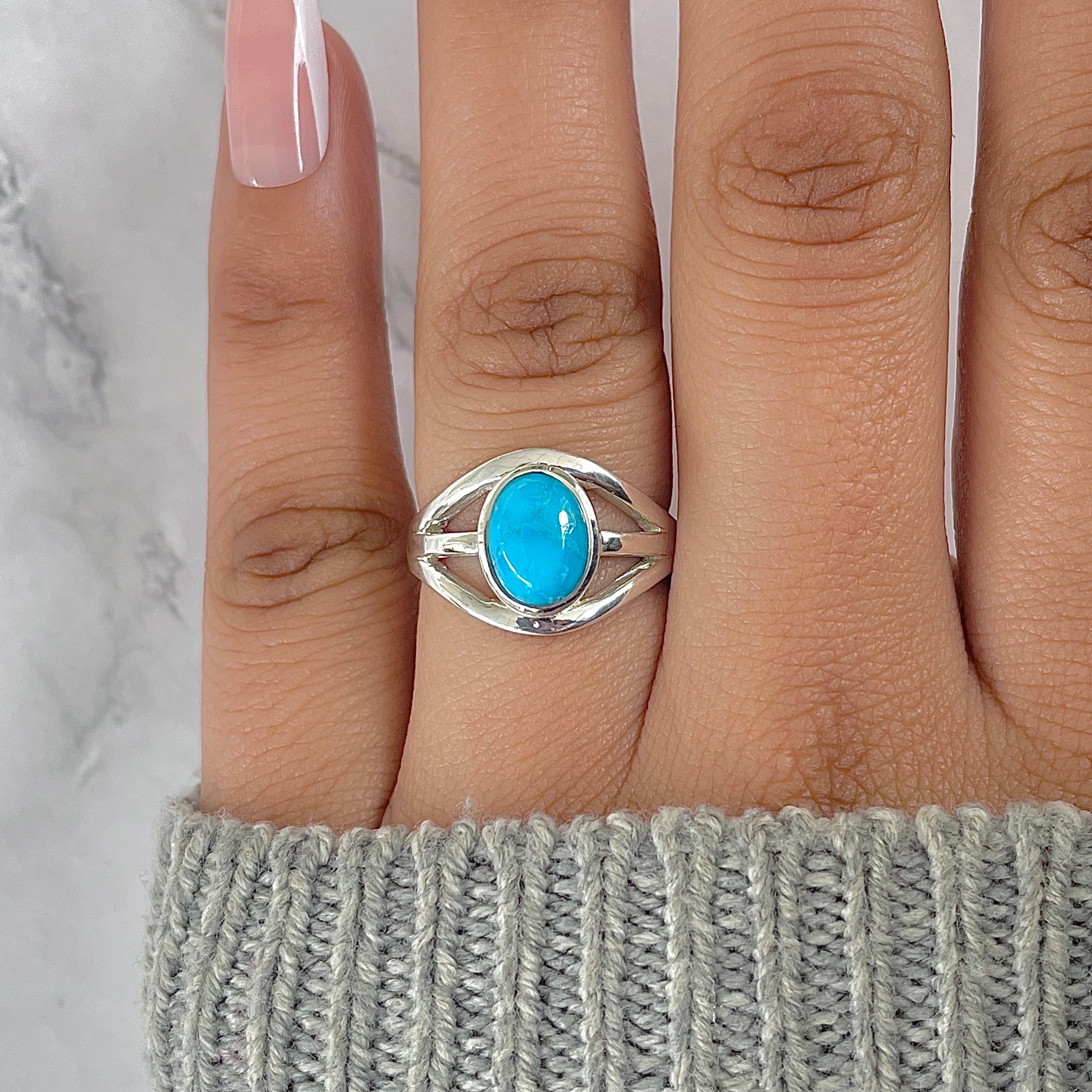 Turquoise Ring-(TRQ-RDR-1593.)