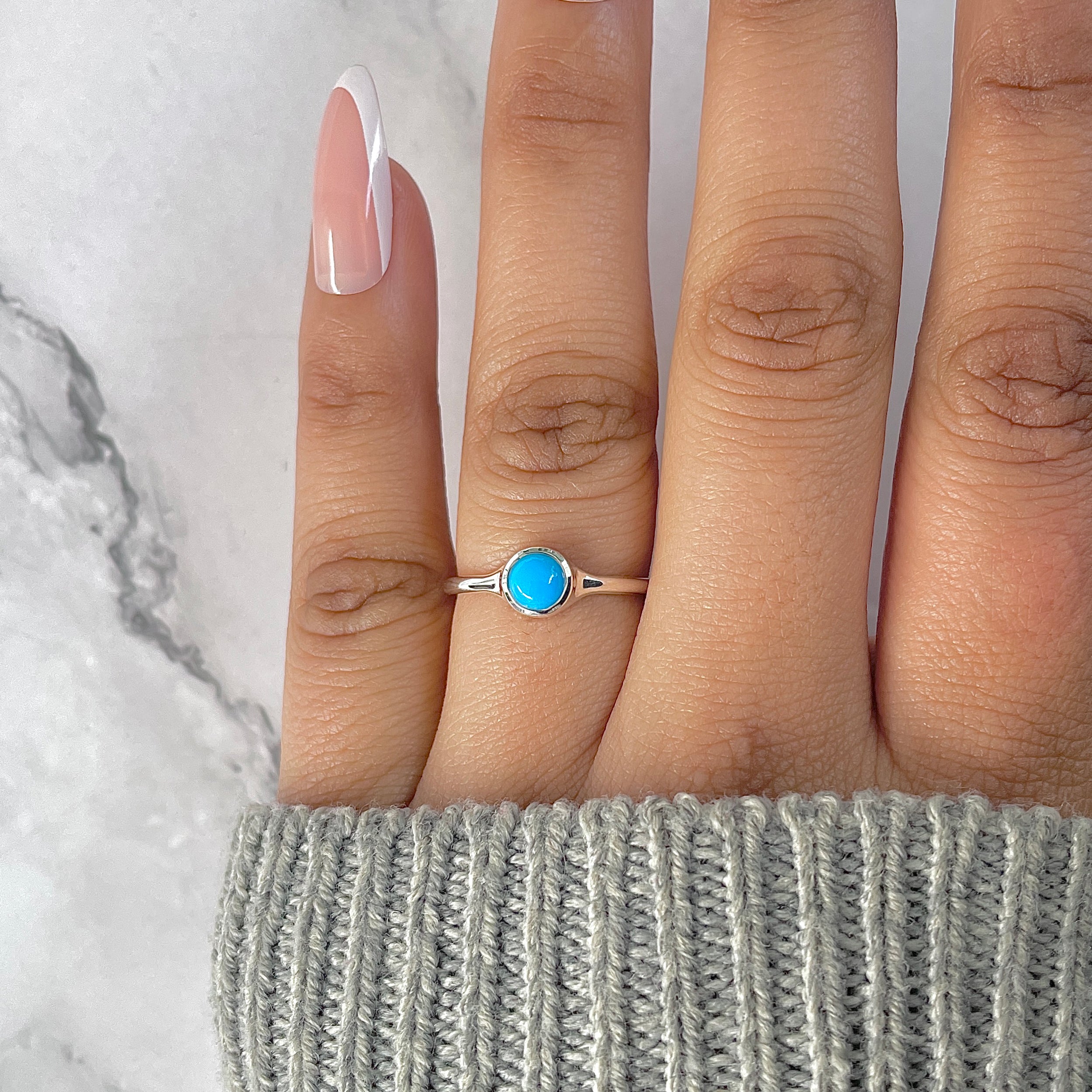 Turquoise Ring-(TRQ-RDR-2528.)
