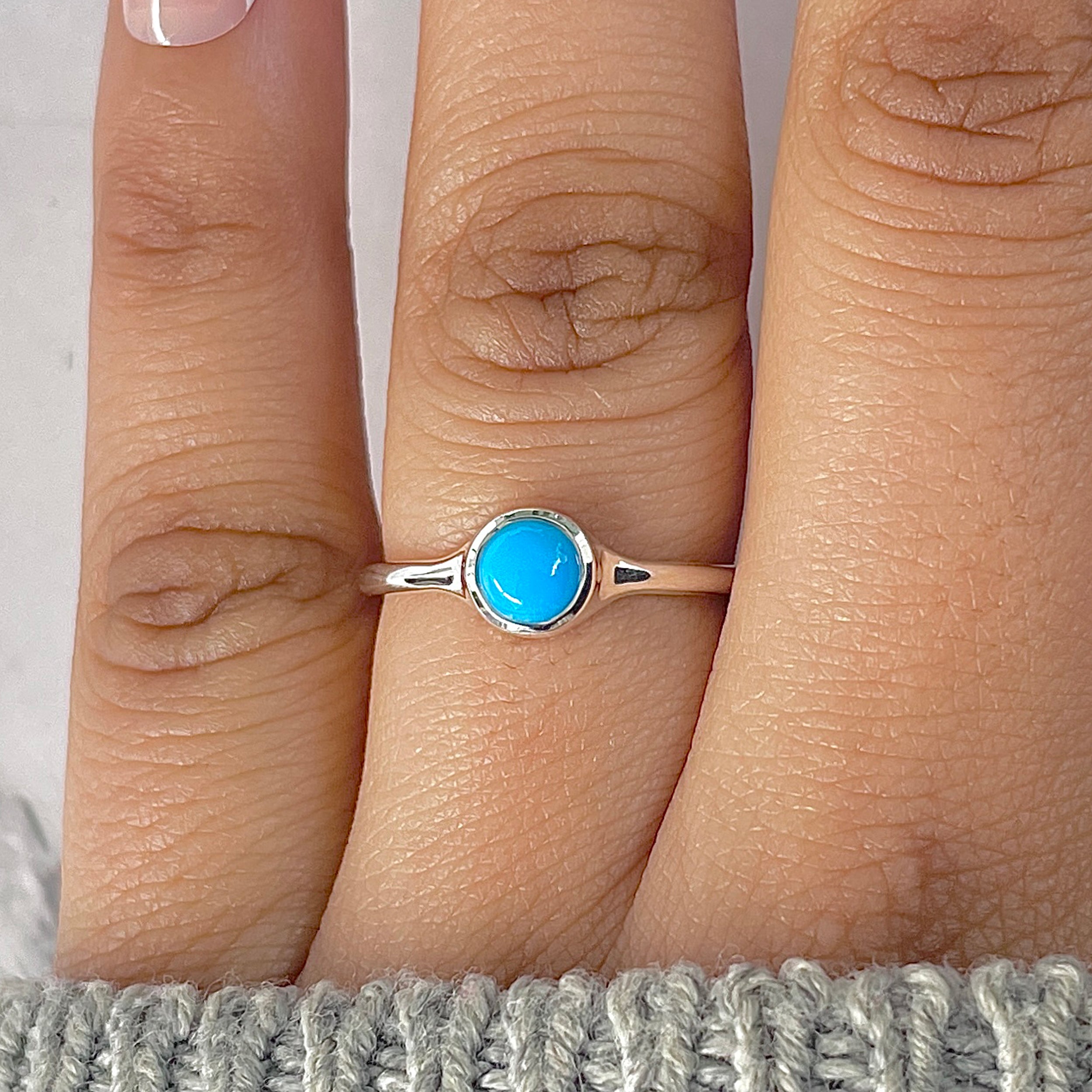 Turquoise Ring-(TRQ-RDR-2528.)
