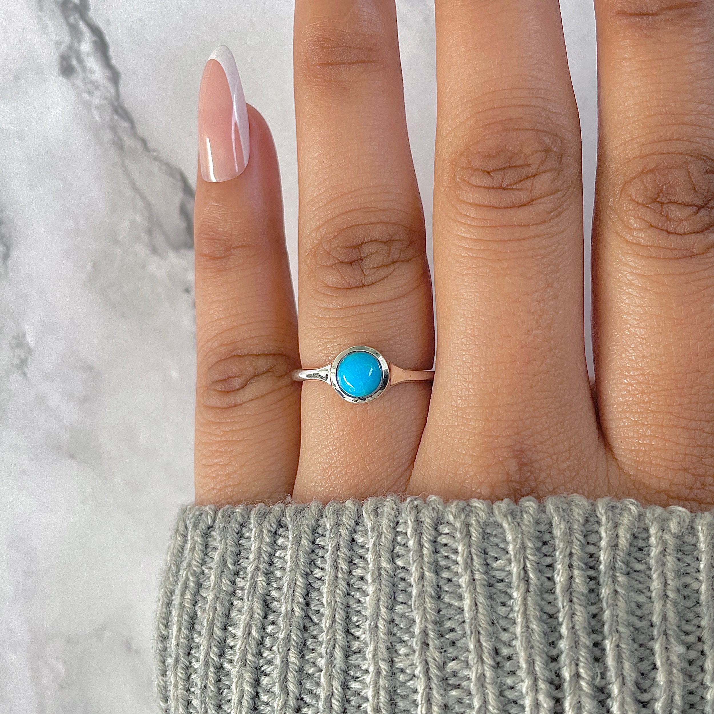 Turquoise Ring-(TRQ-RDR-2529.)