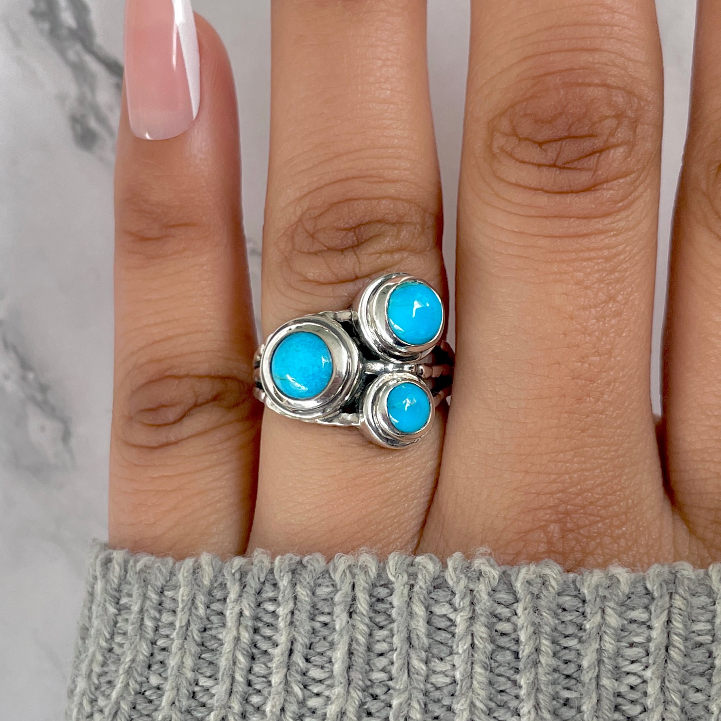 Turquoise Ring-(TRQ-RDR-336.)