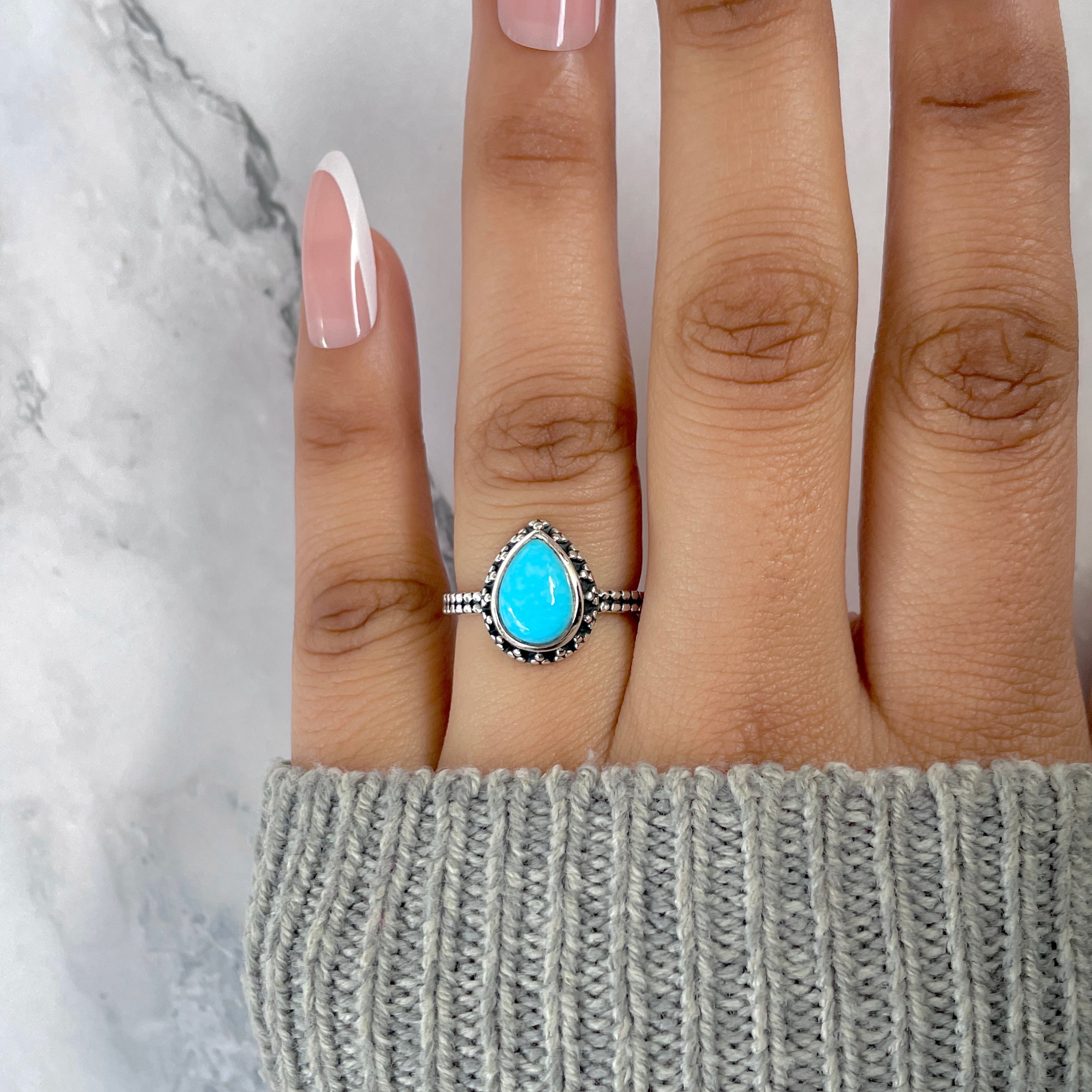 Turquoise Ring-(TRQ-RDR-728.)
