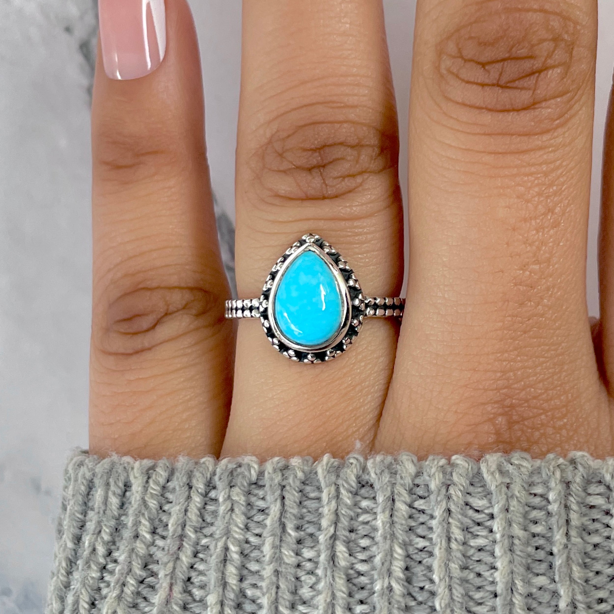 Turquoise Ring-(TRQ-RDR-728.)