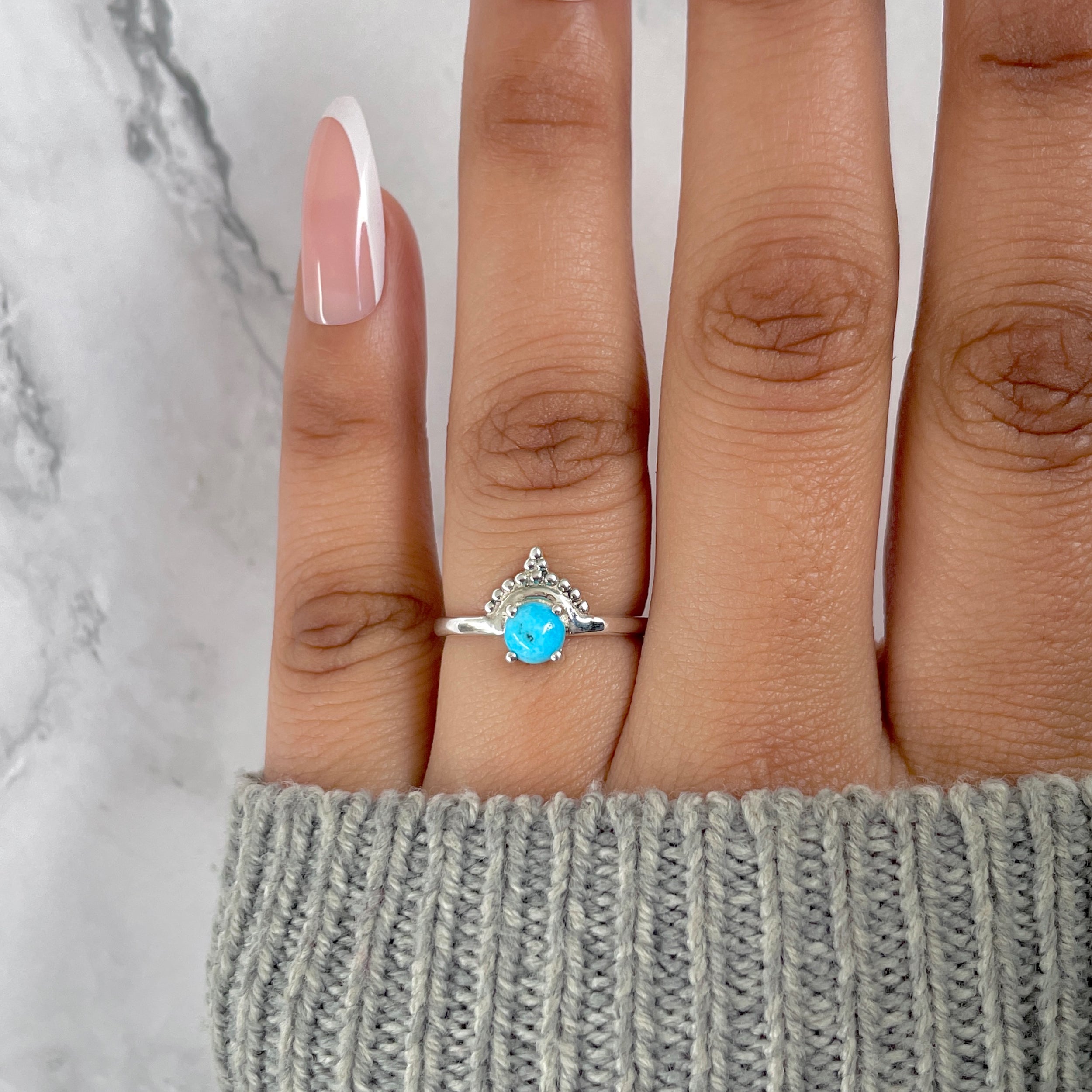 Turquoise Ring-(TRQ-RDR-789.)