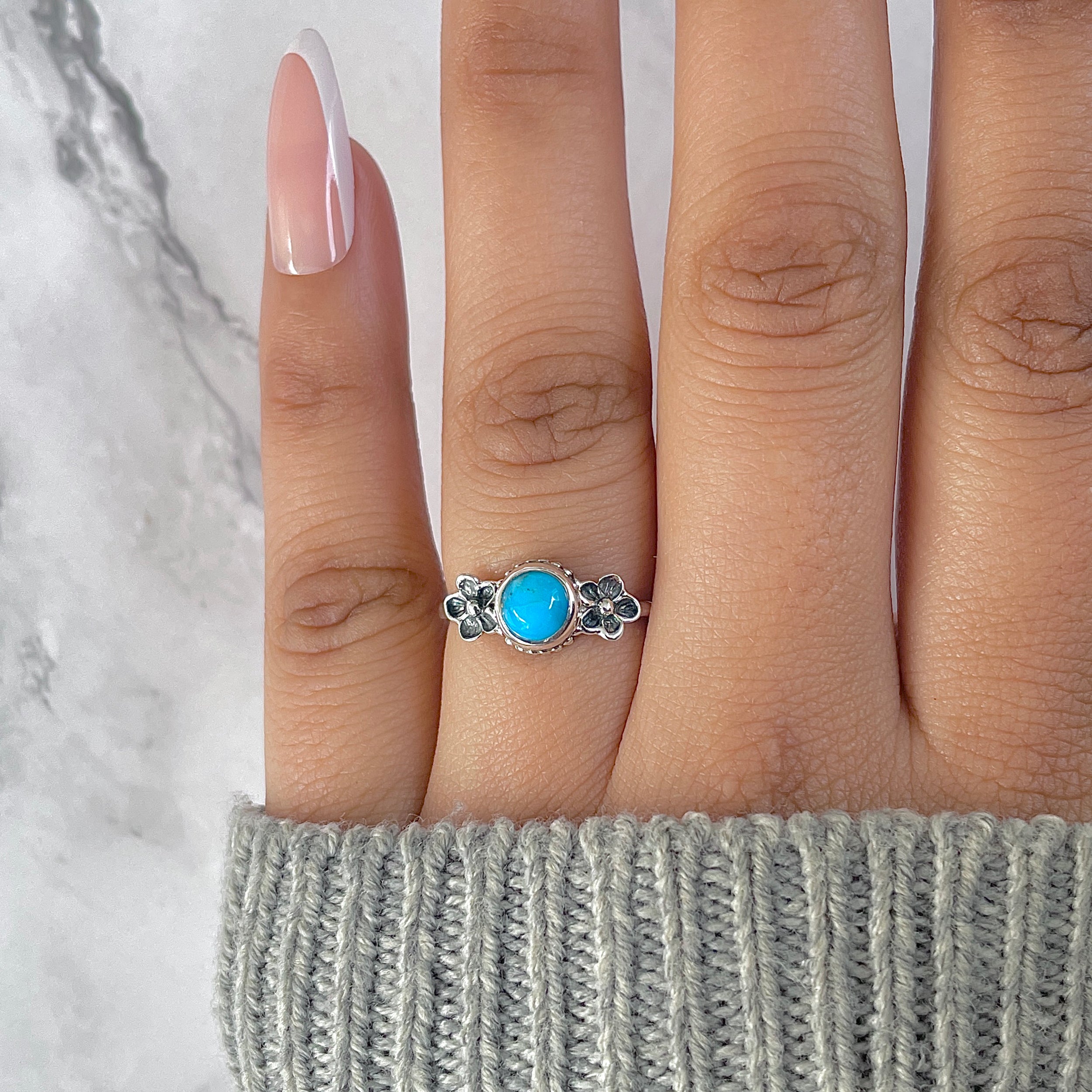 Turquoise Ring-(TRQ-RDR-80.)