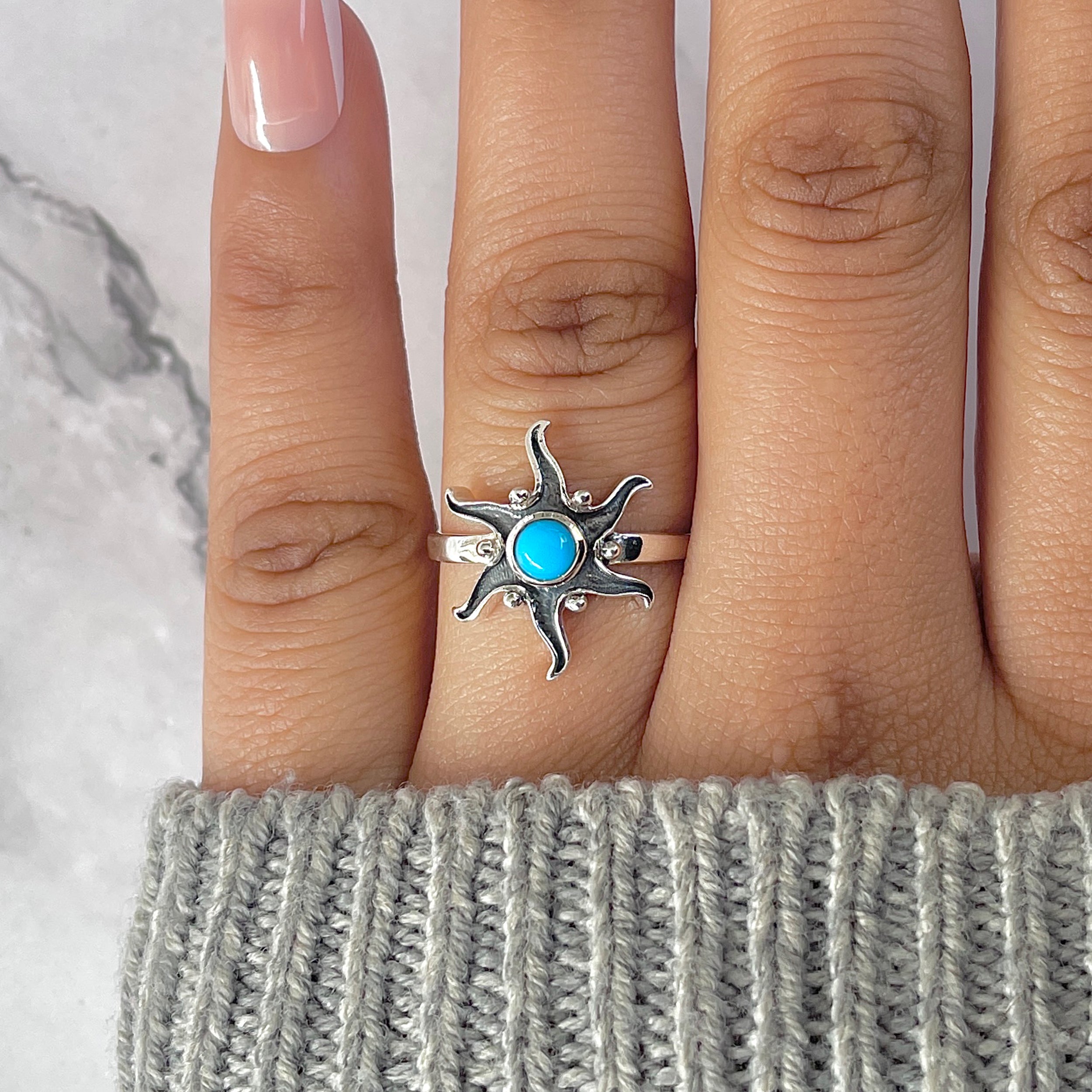 Turquoise Ring-(TRQ-RDR-979.)