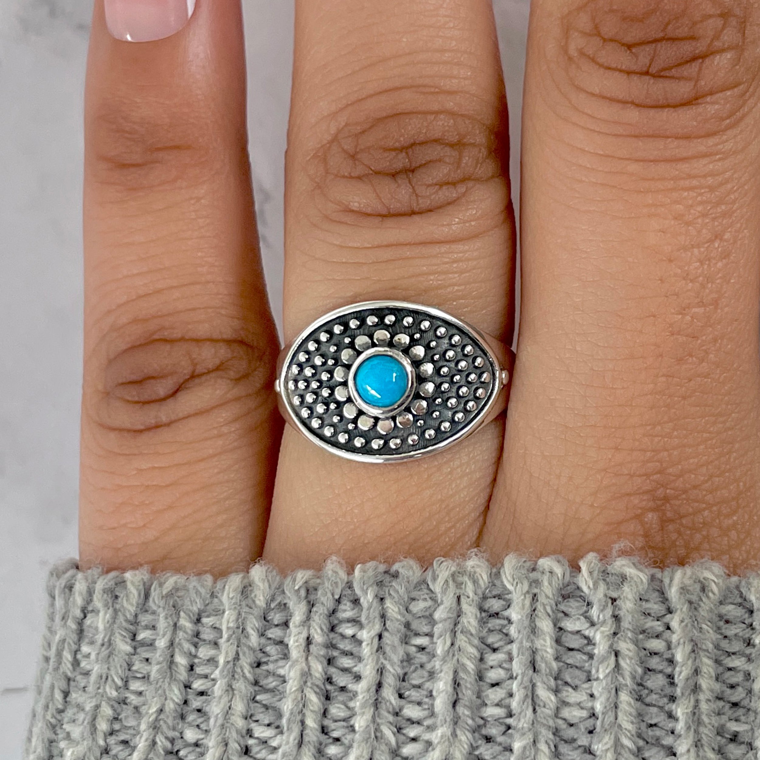 Turquoise Ring-(TRQ-RDR-997.)