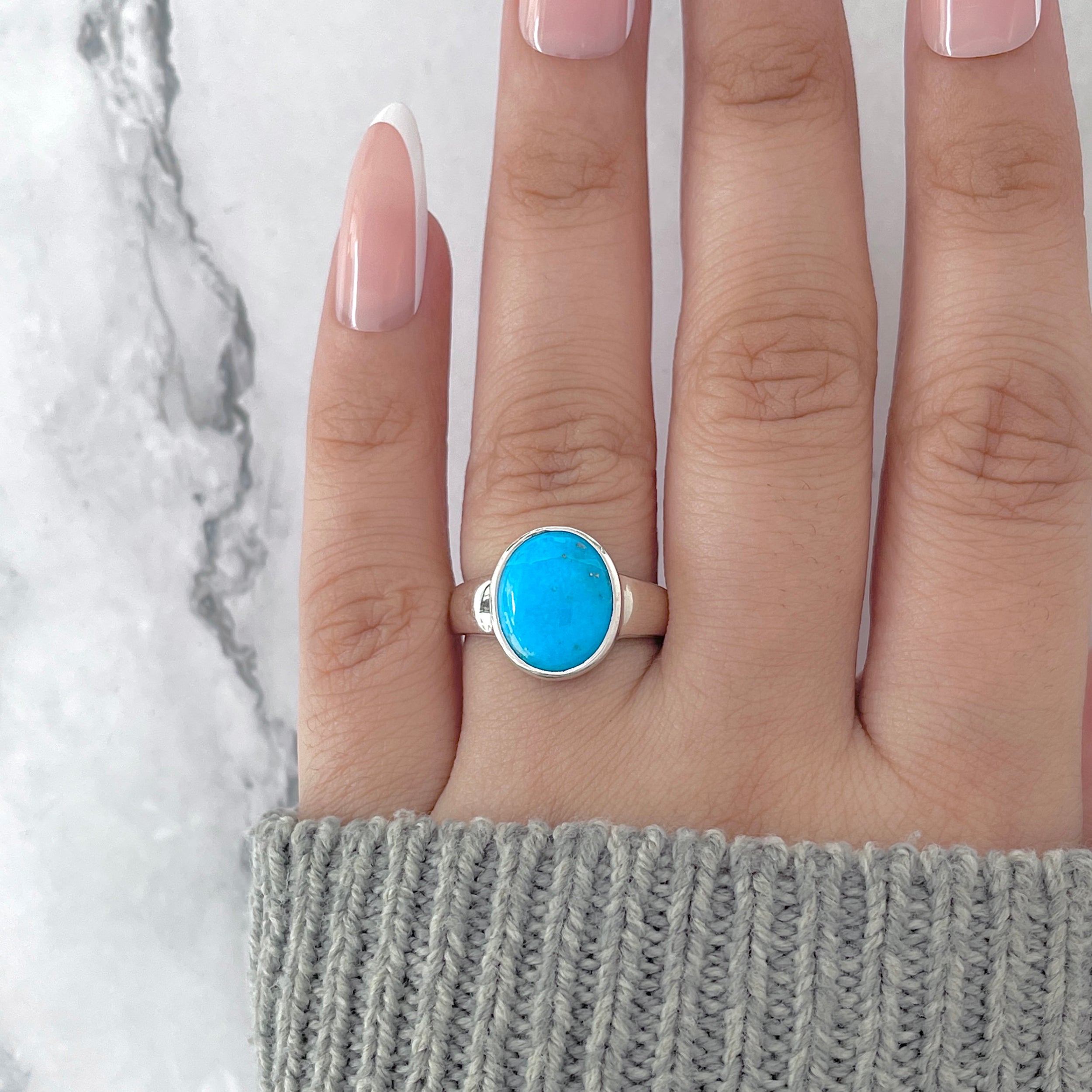 Turquoise Ring-(TRQ-RDR-2132.)