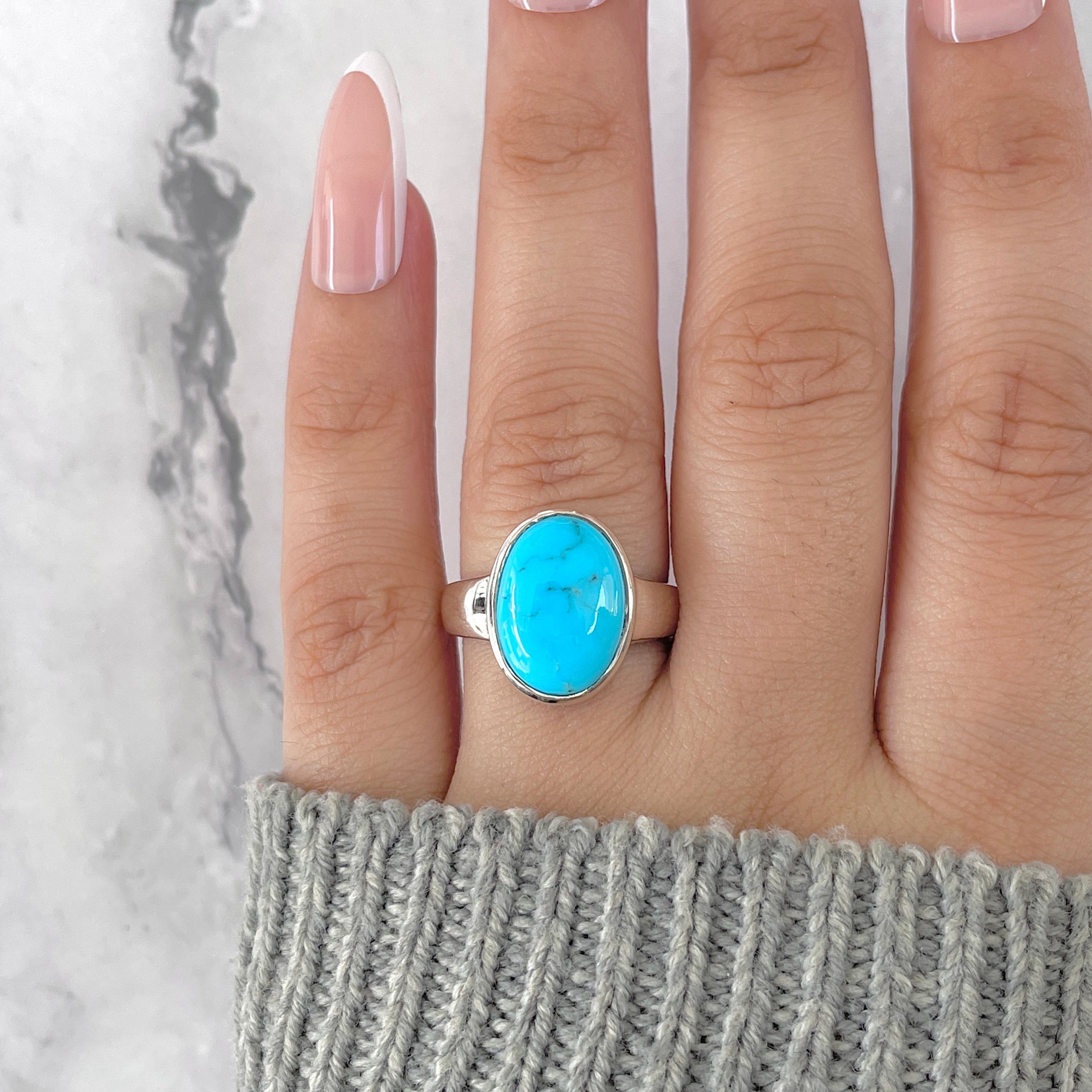 Turquoise Ring-(TRQ-RDR-2173.)