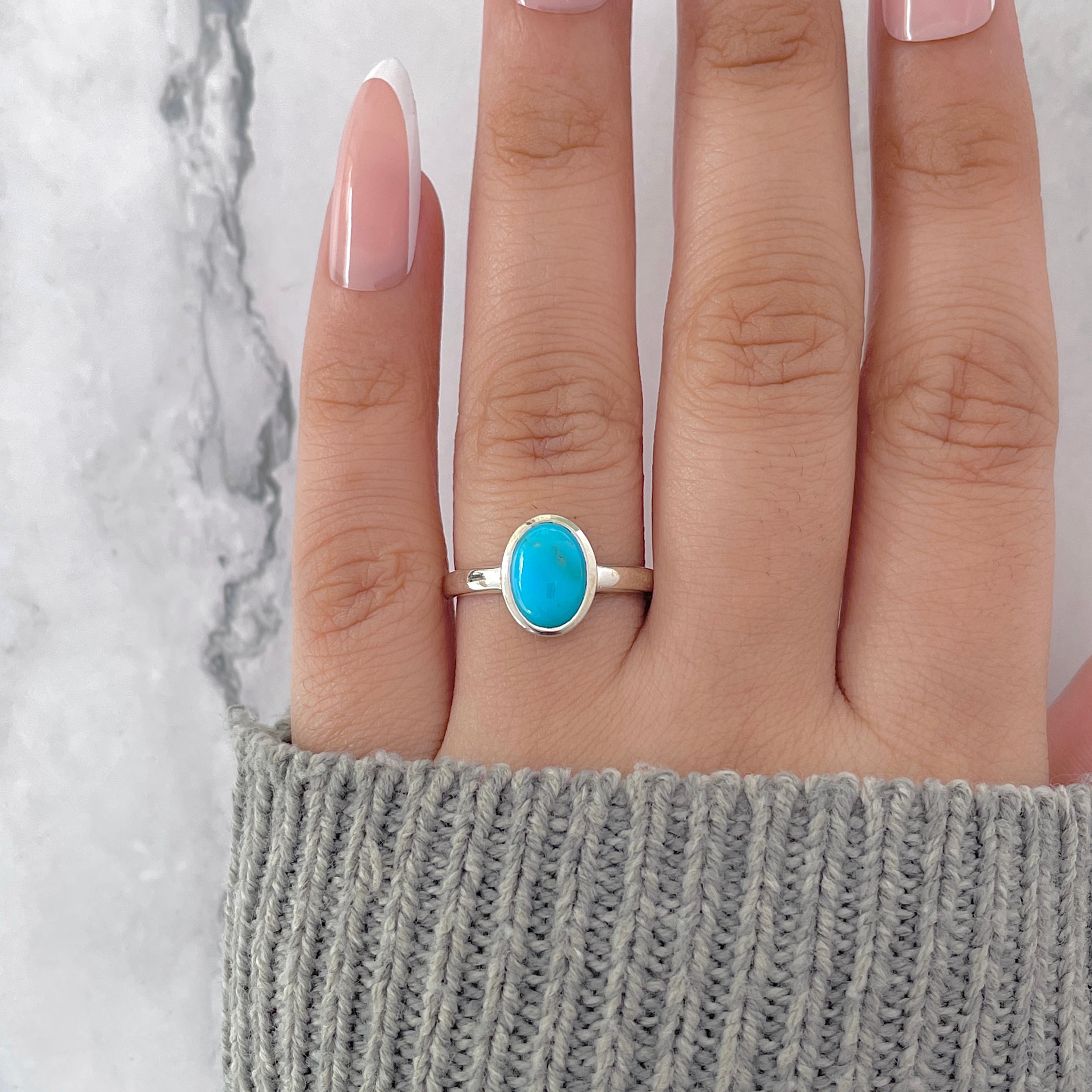 Turquoise Ring-(TRQ-RDR-2512.)