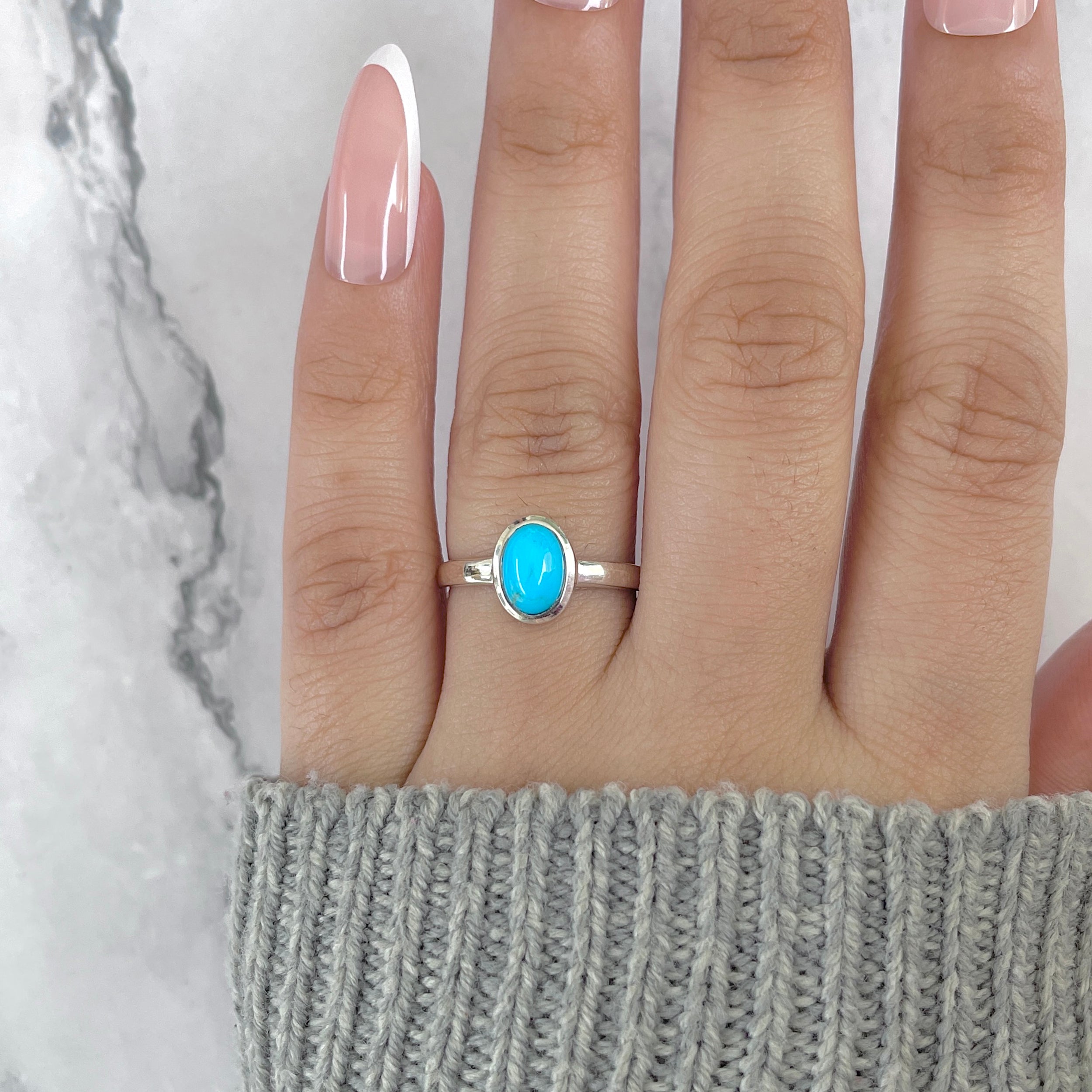 Turquoise Ring-(TRQ-RDR-2513.)