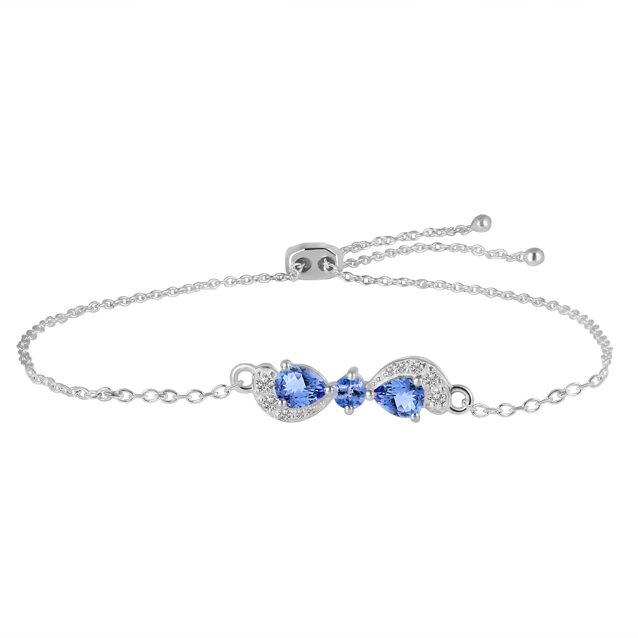 tanzanite-white-topaz-bracelet-with-adjustable-camera-lock-tzn-rdb-145