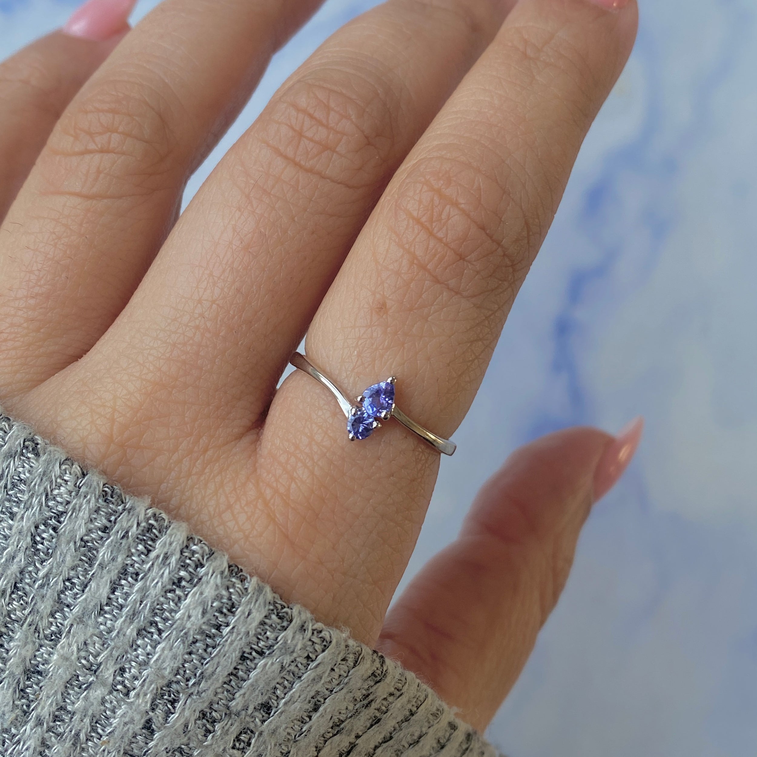 Tanzanite Ring-(TZN-RDR-2585.)