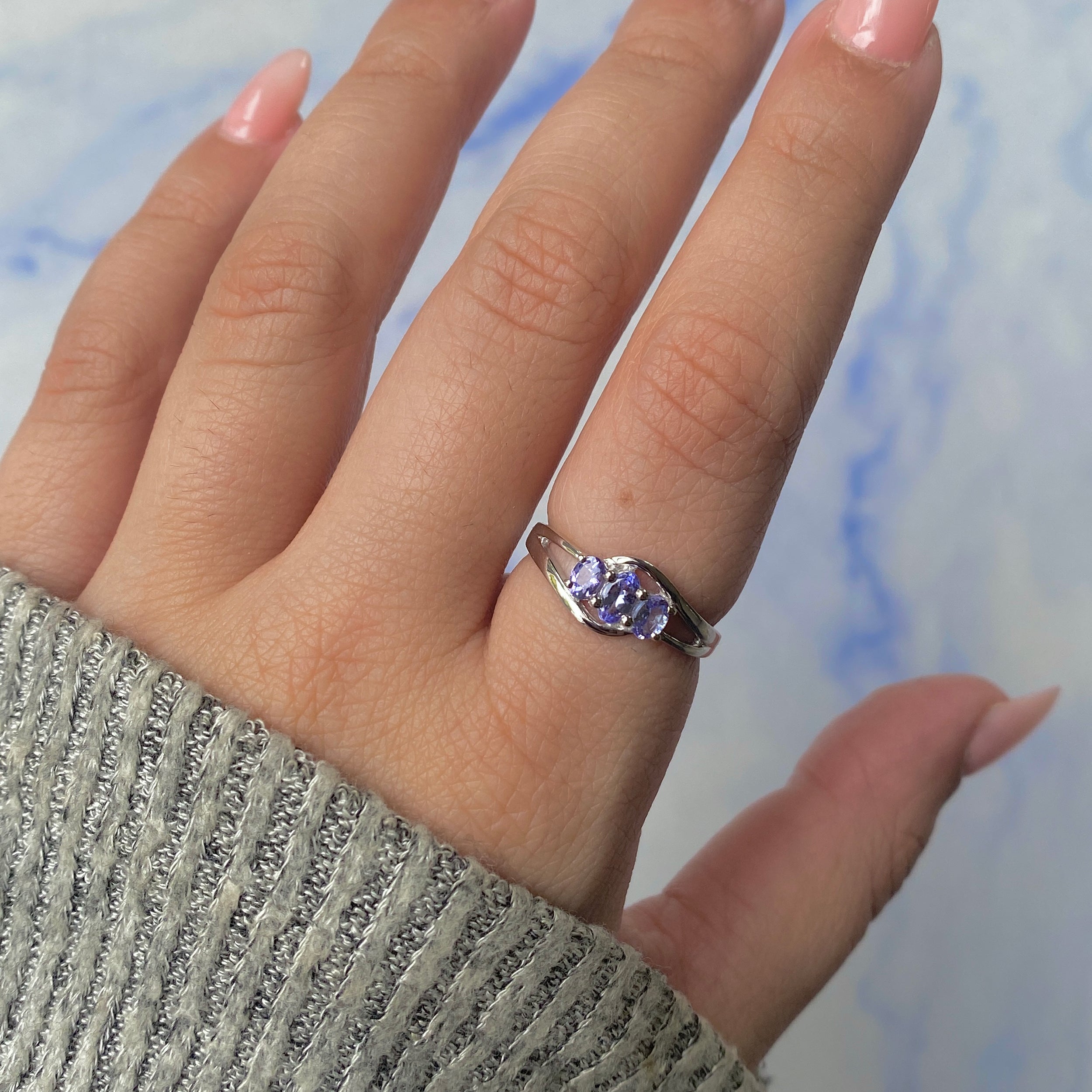 Tanzanite Ring-(TZN-RDR-2606.)