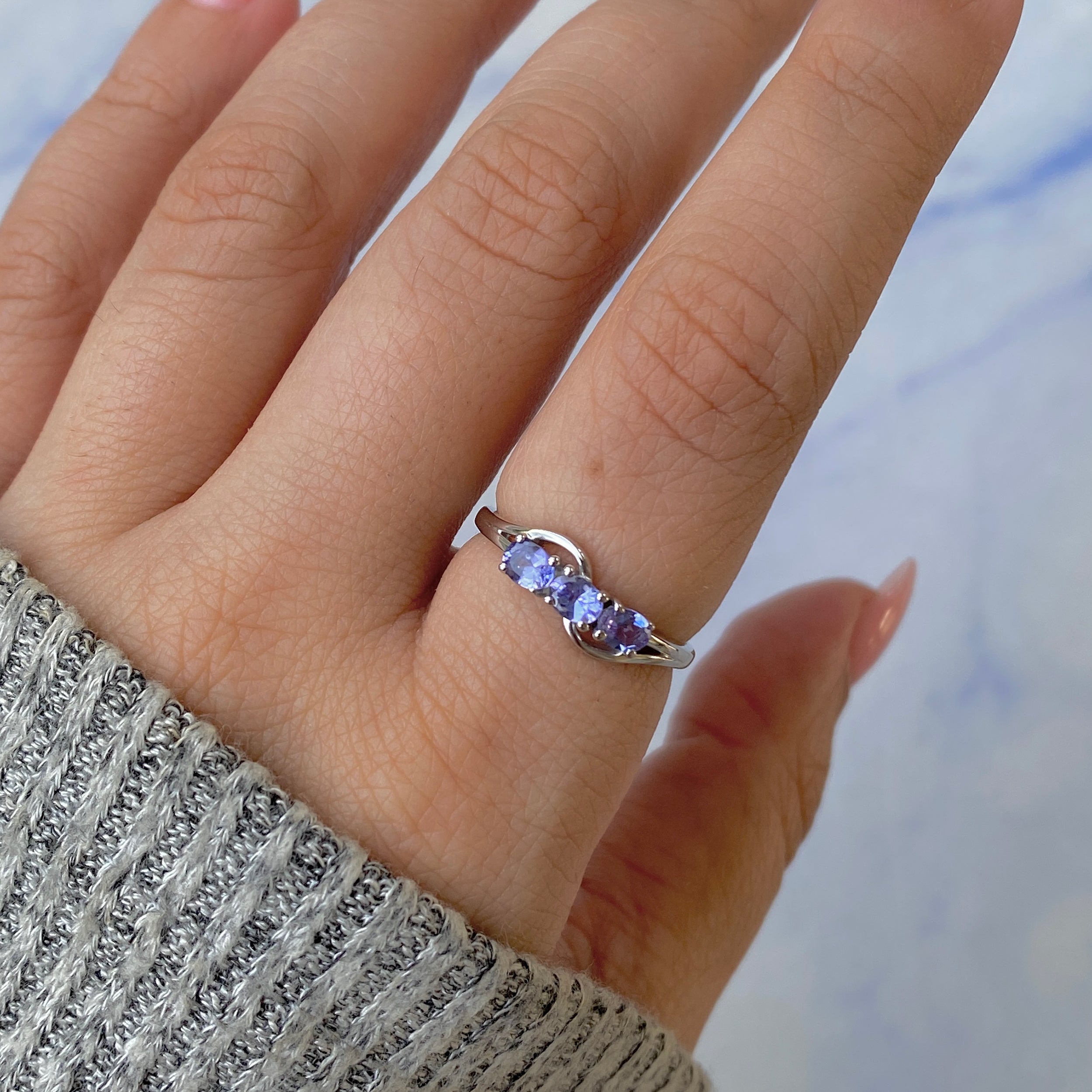 Tanzanite Ring-(TZN-RDR-2699.)