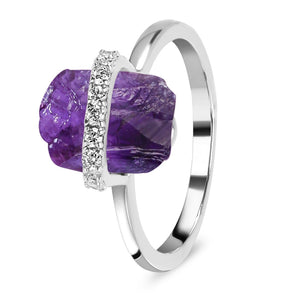 amethyst-raw-crystal-white-topaz-ring-amt-rr-381