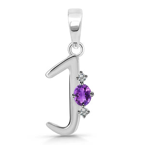amethyst-white-topaz-alphabet-j-pendant-amt-rda-10