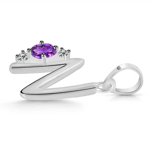amethyst-white-topaz-alphabet-n-pendant-amt-rda-14