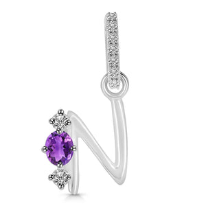 amethyst-white-topaz-alphabet-n-pendant-amt-rda-92