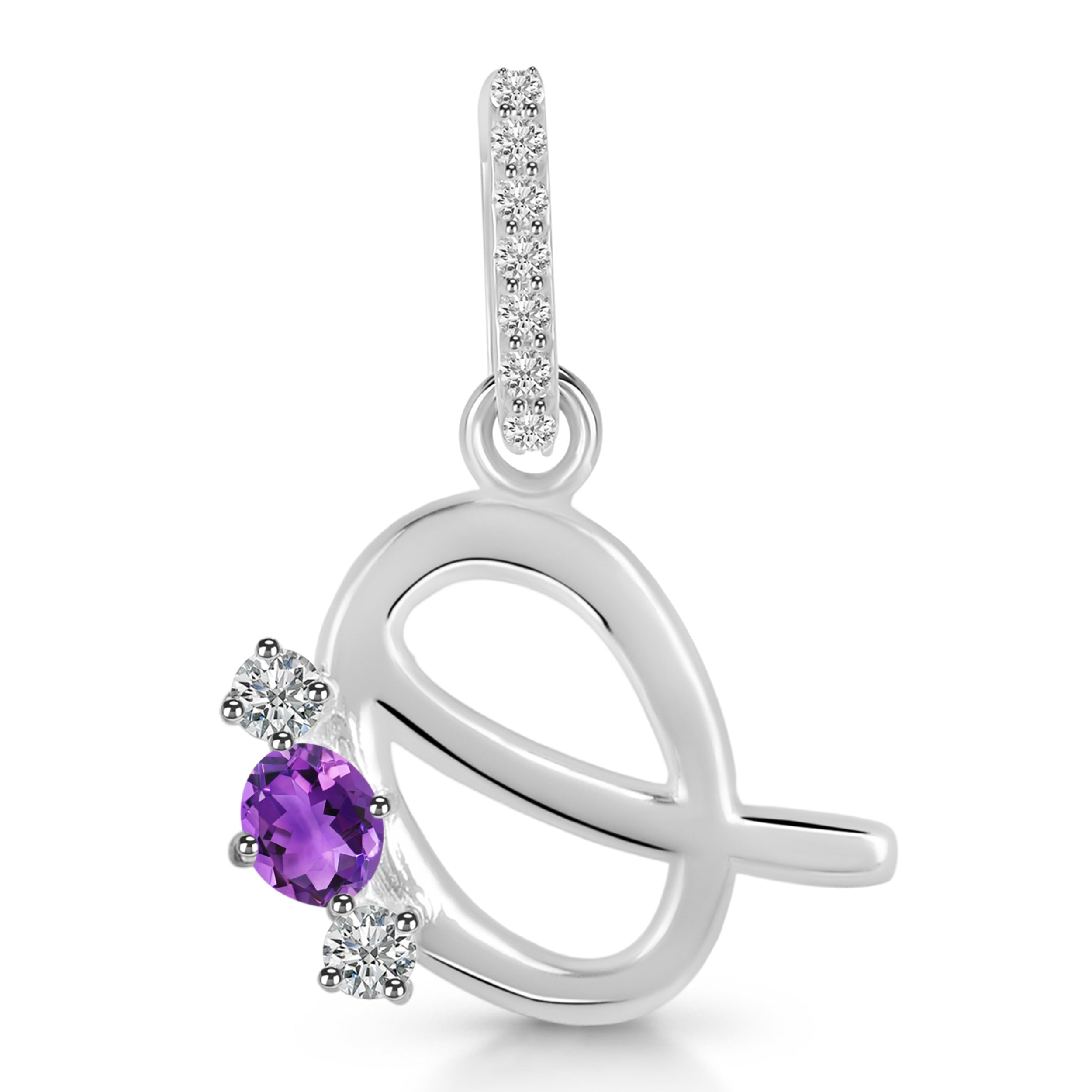 amethyst-white-topaz-alphabet-q-pendant-amt-rda-95