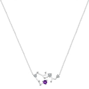 sagittarius-zodiac-star-constellation-amethyst-white-topaz-necklace-amt-rdn-496