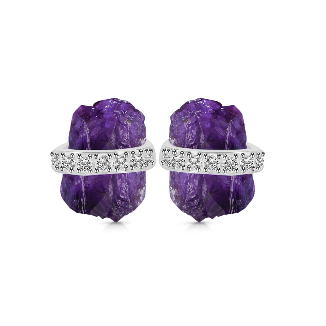 amethyst-raw-crystal-white-topaz-stud-earring-amt-re-381