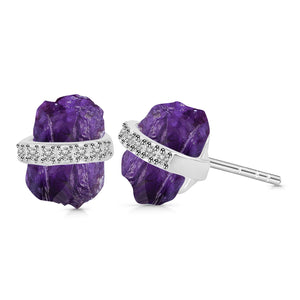 amethyst-raw-crystal-white-topaz-stud-earring-amt-re-381