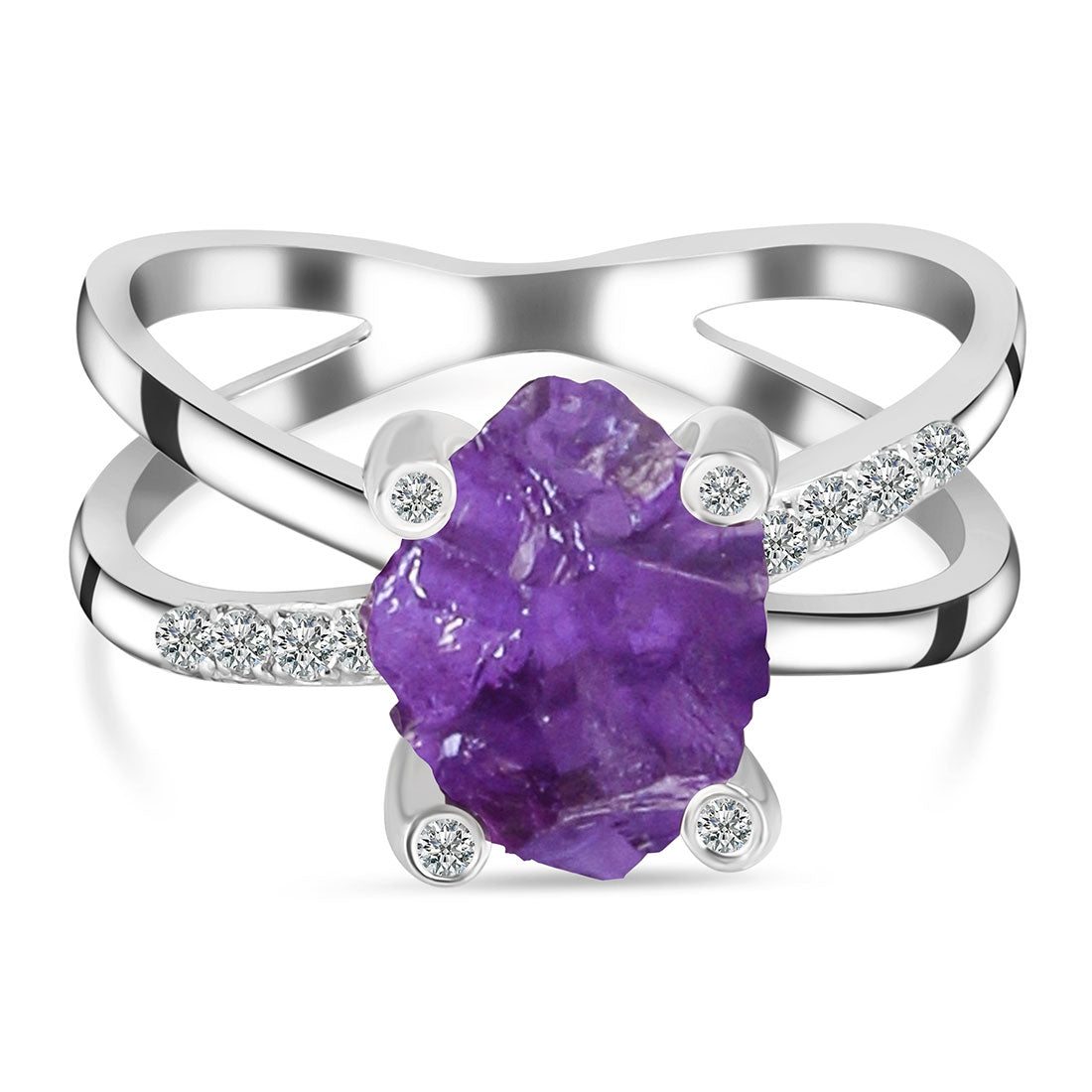 amethyst-raw-crystal-white-topaz-ring-amt-rr-382