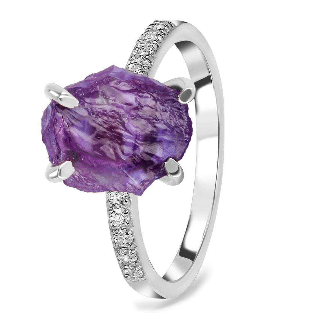 amethyst-raw-crystal-white-topaz-ring-amt-rr-397