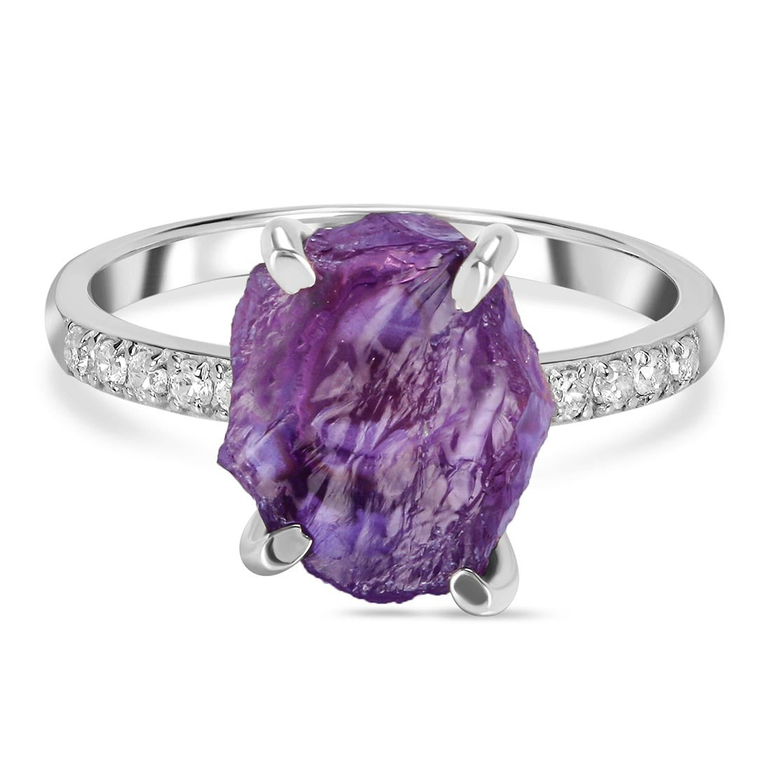 amethyst-raw-crystal-white-topaz-ring-amt-rr-397