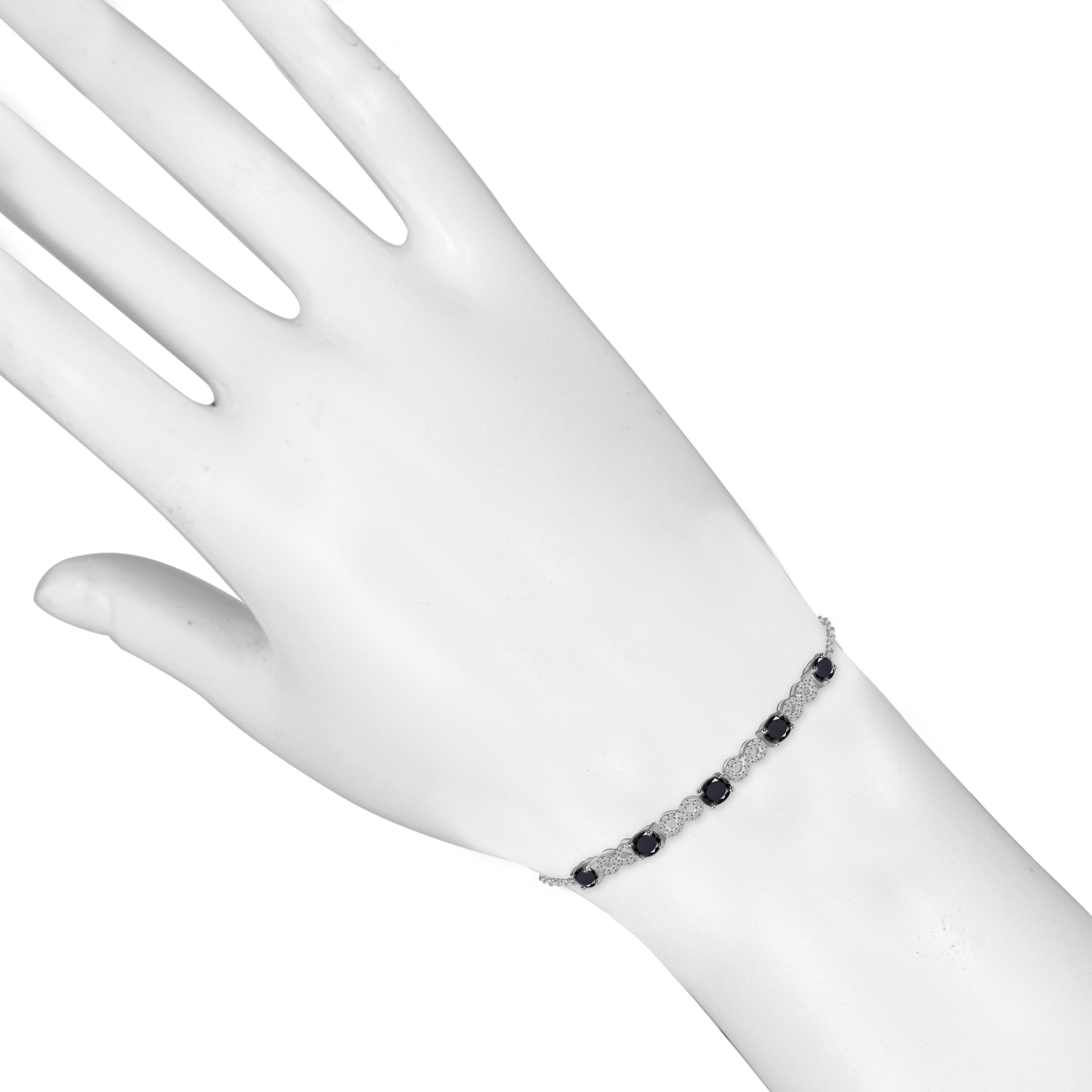 black-tourmaline-white-topaz-bracelet-with-adjustable-camera-lock-bls-rdb-126