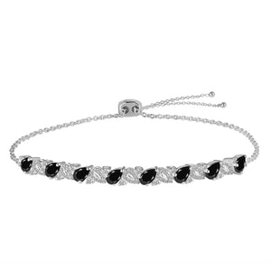 black-tourmaline-white-topaz-bracelet-with-adjustable-camera-lock-bls-rdb-128