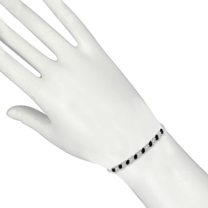 black-tourmaline-white-topaz-bracelet-with-adjustable-camera-lock-bls-rdb-128