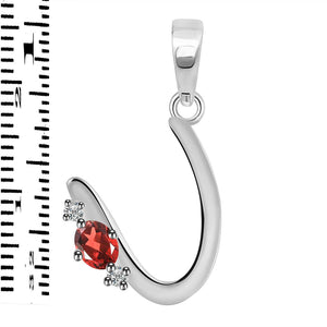 garnet-white-topaz-alphabet-u-pendant-gar-rda-21